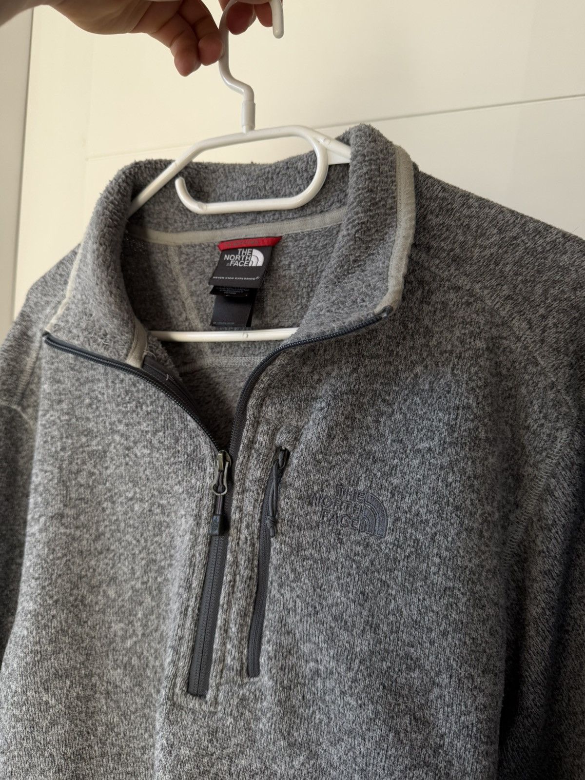 The North Face The North Face Mens 1/3 Zip Polar Sweater Size US M / EU 48-50 / 2 - 9 Thumbnail