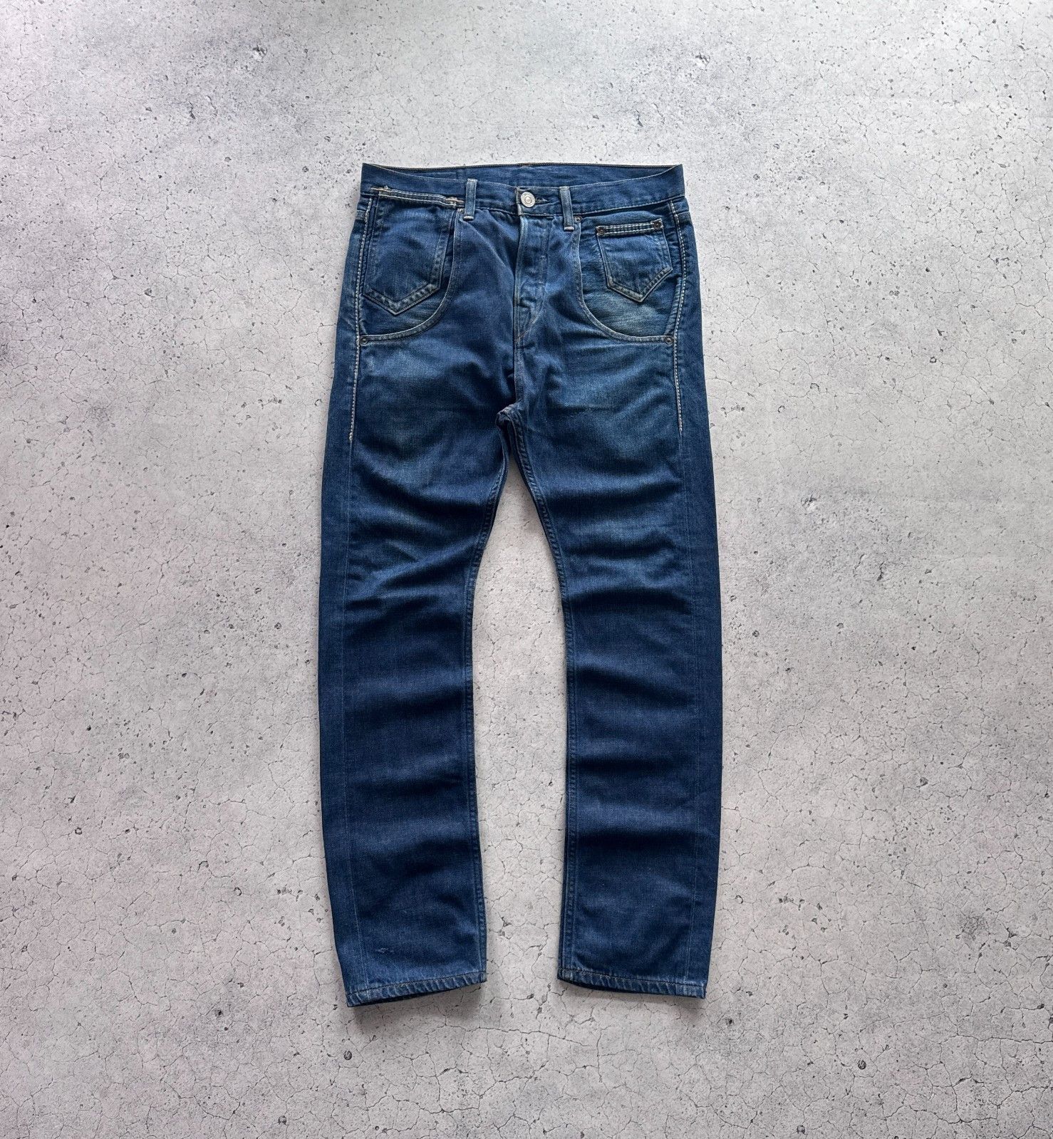 Levi's Levi’s Engineered Big Pocket Vintage Jeans Selvedge Pants Size US 30 / EU 46 - 2 Thumbnail