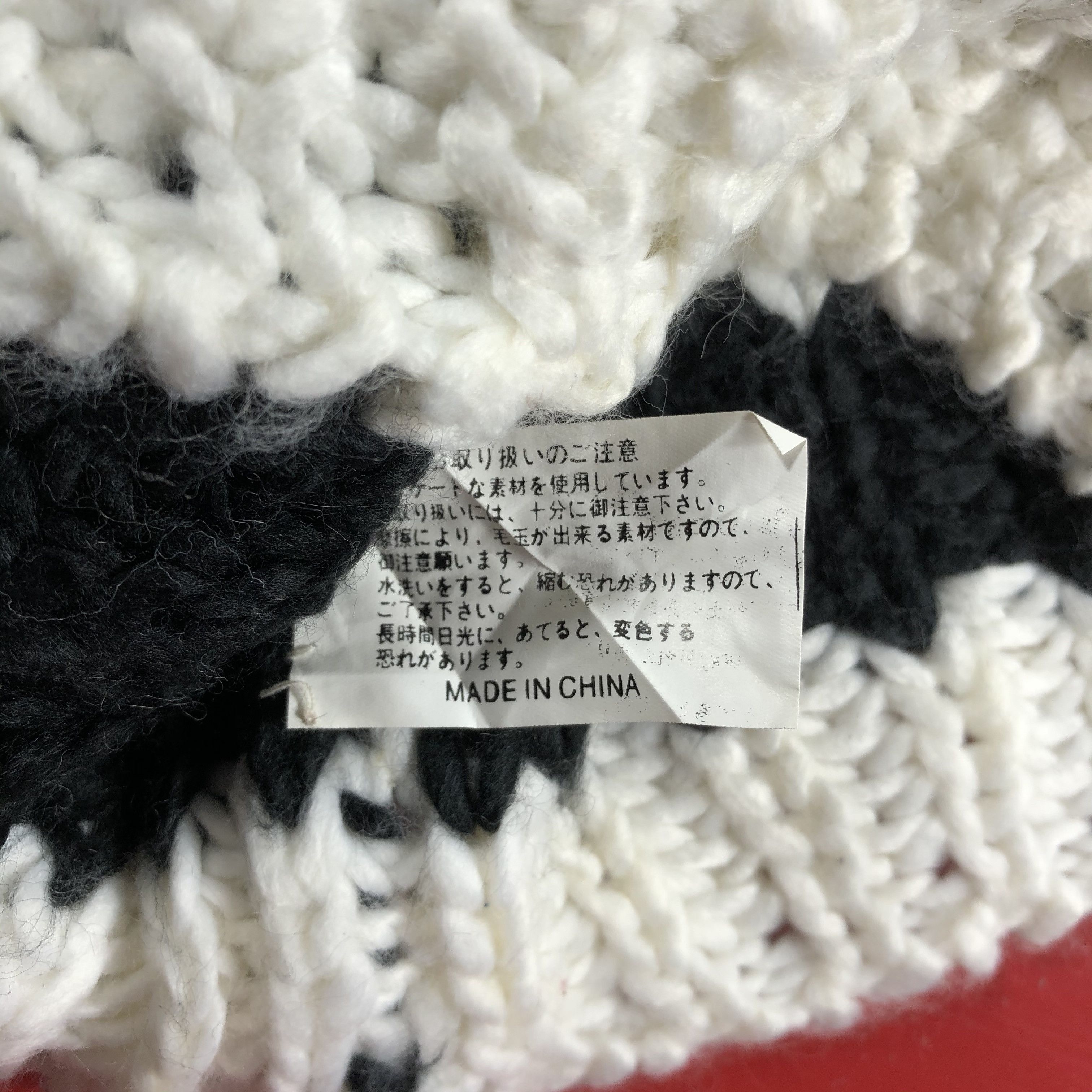Japanese Brand Japanese Crochet Stripe Beanie Size ONE SIZE - 4 Thumbnail