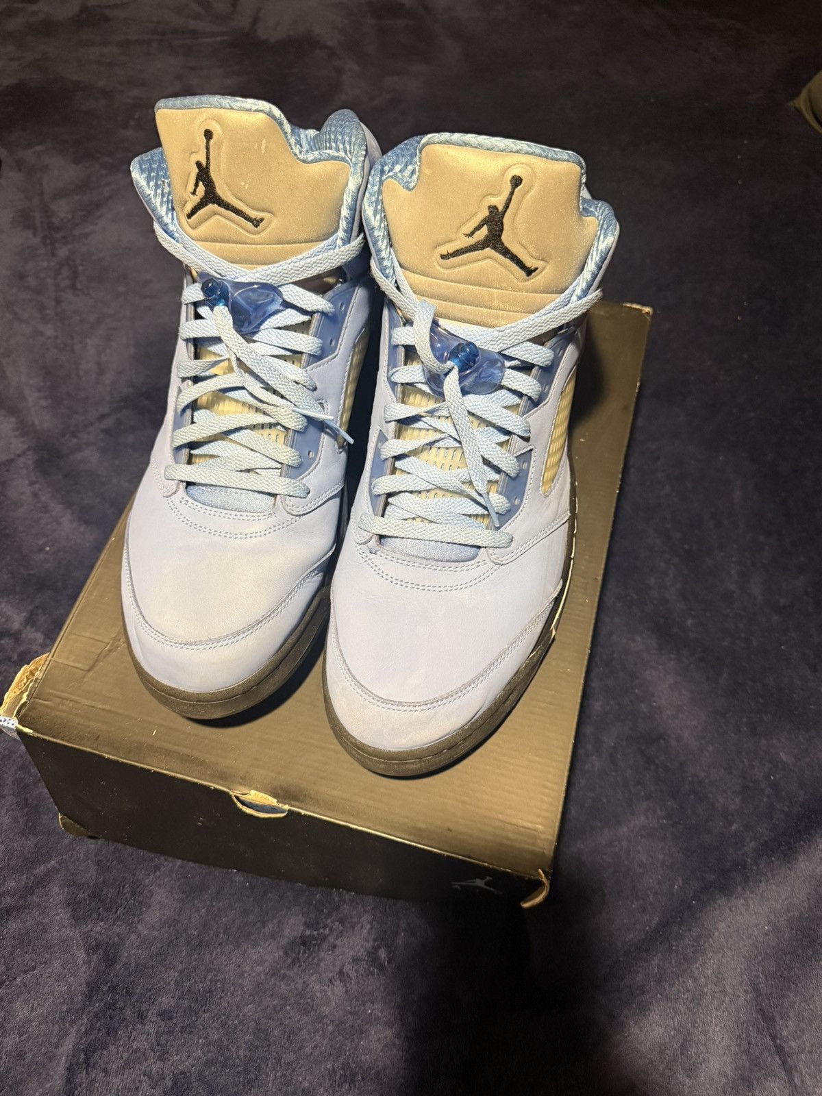 Jordan retro 5 unc size 15