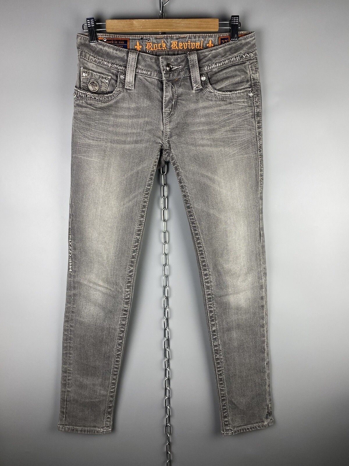 Rock Revival Rock Revival Womens Skinny Denim Jeans Pants Size 27" / US 4 / IT 40 - 2 Thumbnail