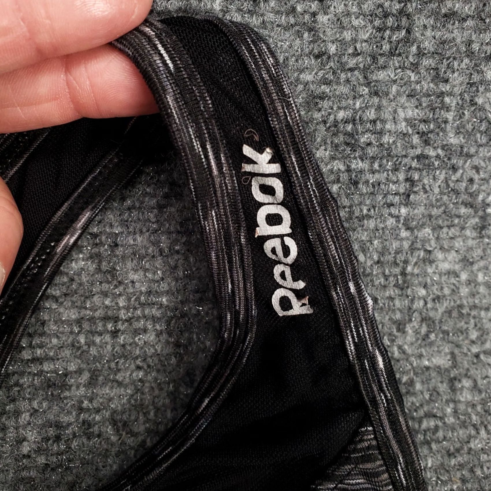Reebok Reebok Sports Bra Womens M Black Lined Racerback Gym Workout Sportswear Size ONE SIZE - 5 Thumbnail