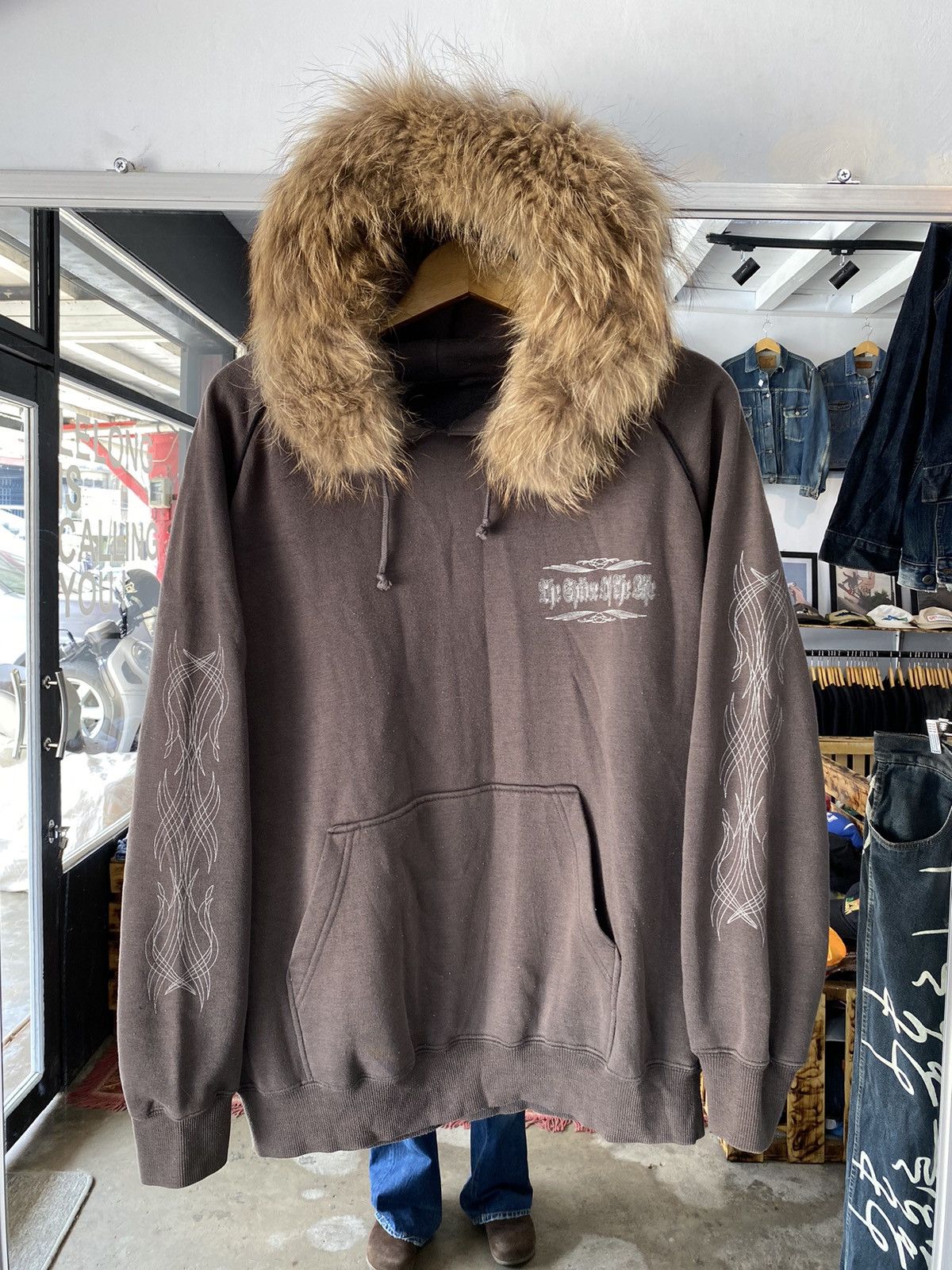 Beauty Beast × If Six Was Nine × Japanese Brand fur hoodie japanese brand poem tribal Size US L / EU 52-54 / 3 - 4 Thumbnail