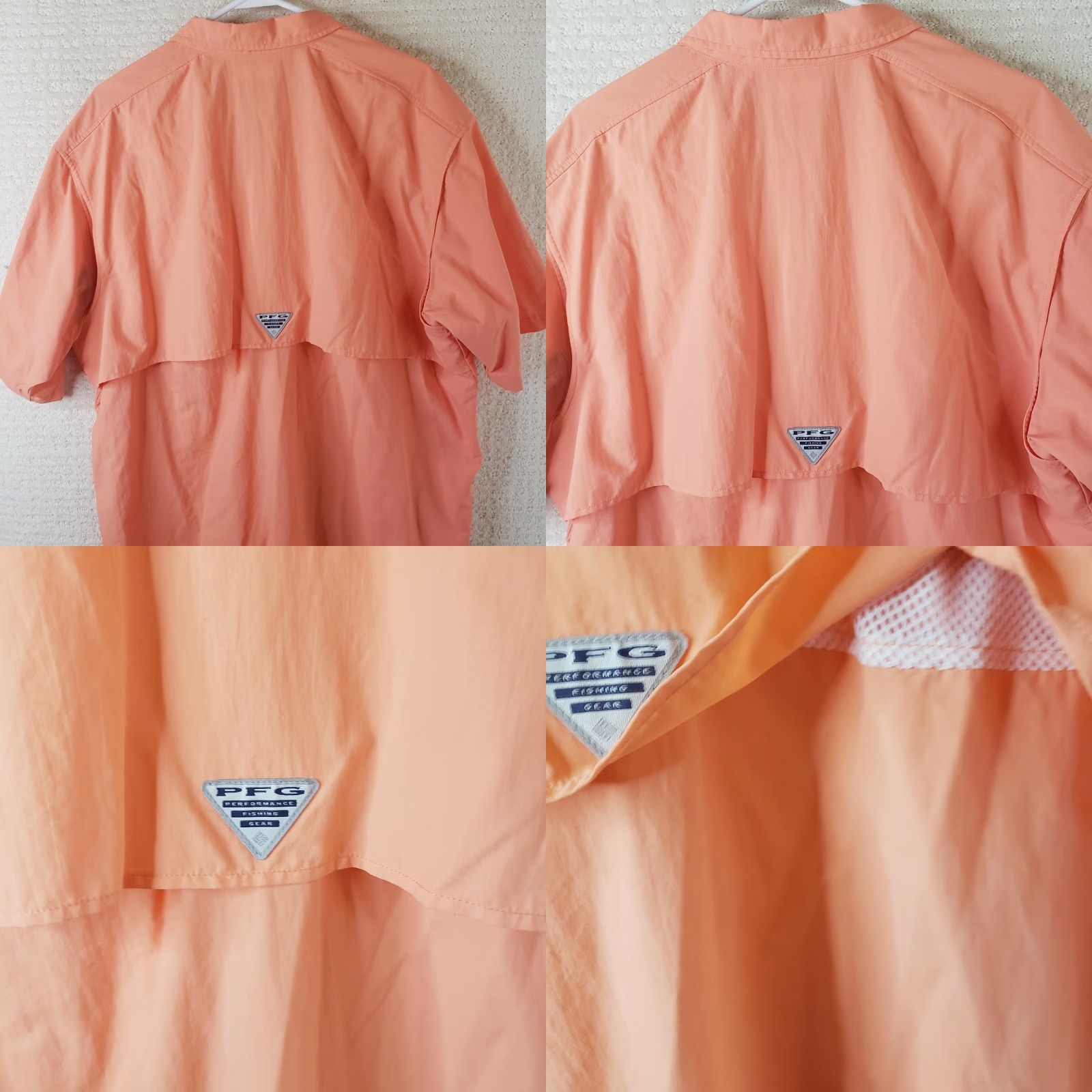 Vintage Columbia PFG Men 2XT Coral Fishing SS Shirt Button-Down UPF 30+ Outdoor Camp Shirt Size US XXL / EU 58 / 5 - 8 Thumbnail