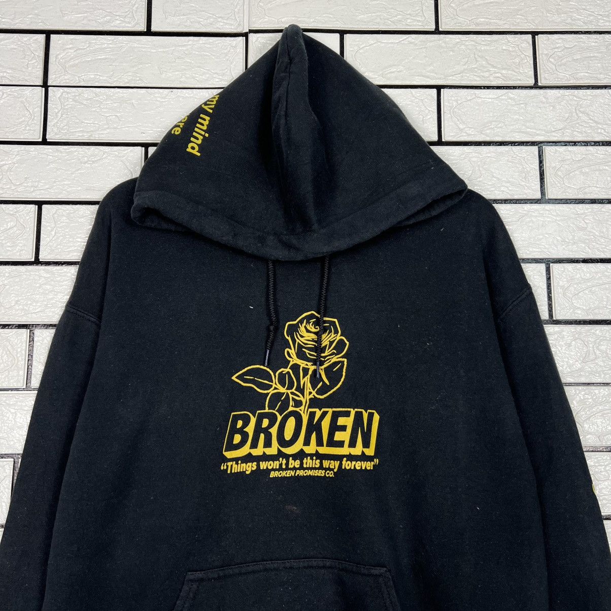 Broken Promises Co. BROKEN PROMISES Rose Big Logo Pullover Hoodies #4188-C191 Size US M / EU 48-50 / 2 - 2 Thumbnail