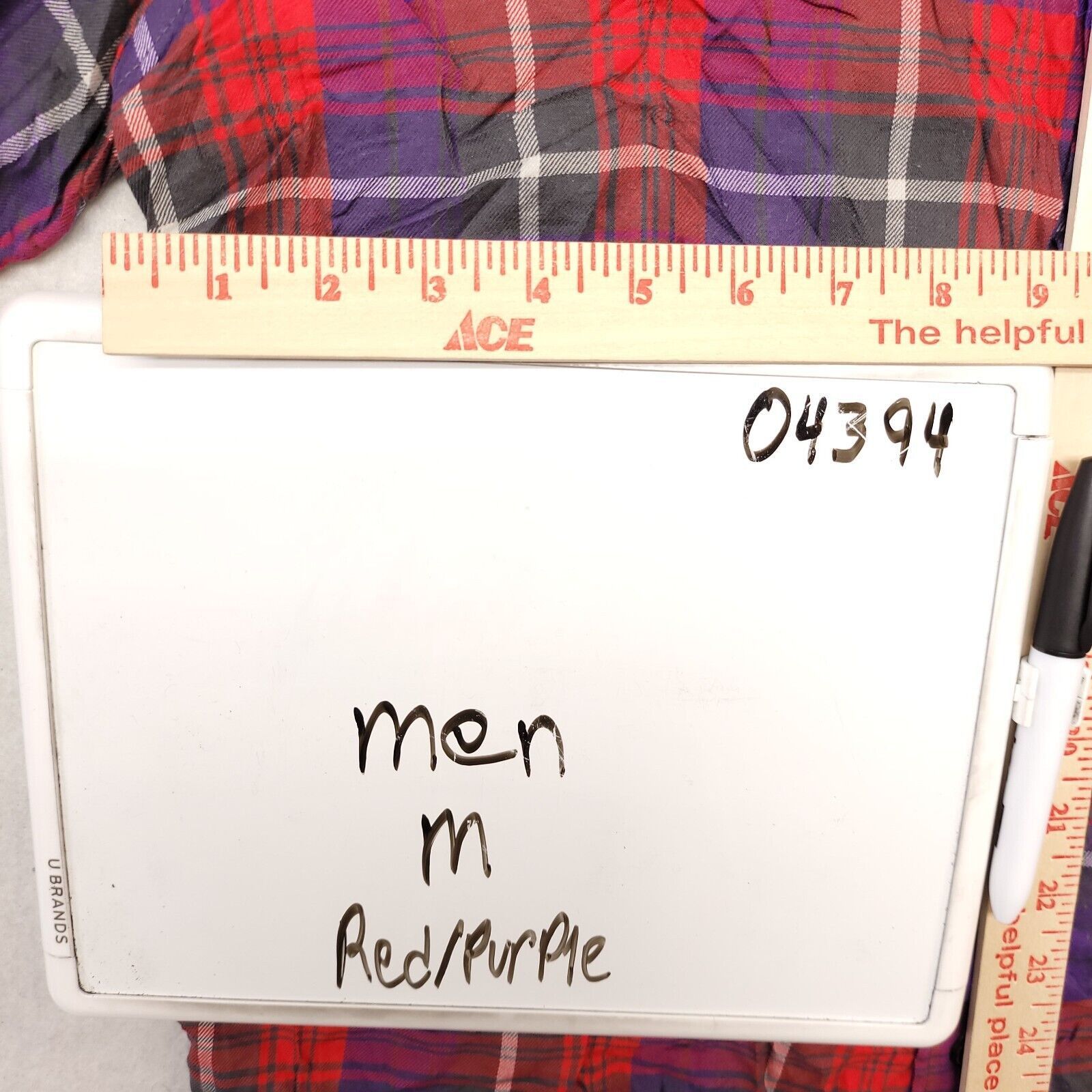 H&M H&M Divided Madras Flannel Button Up Shirt Mens Size M Red Size US M / EU 48-50 / 2 - 7 Thumbnail