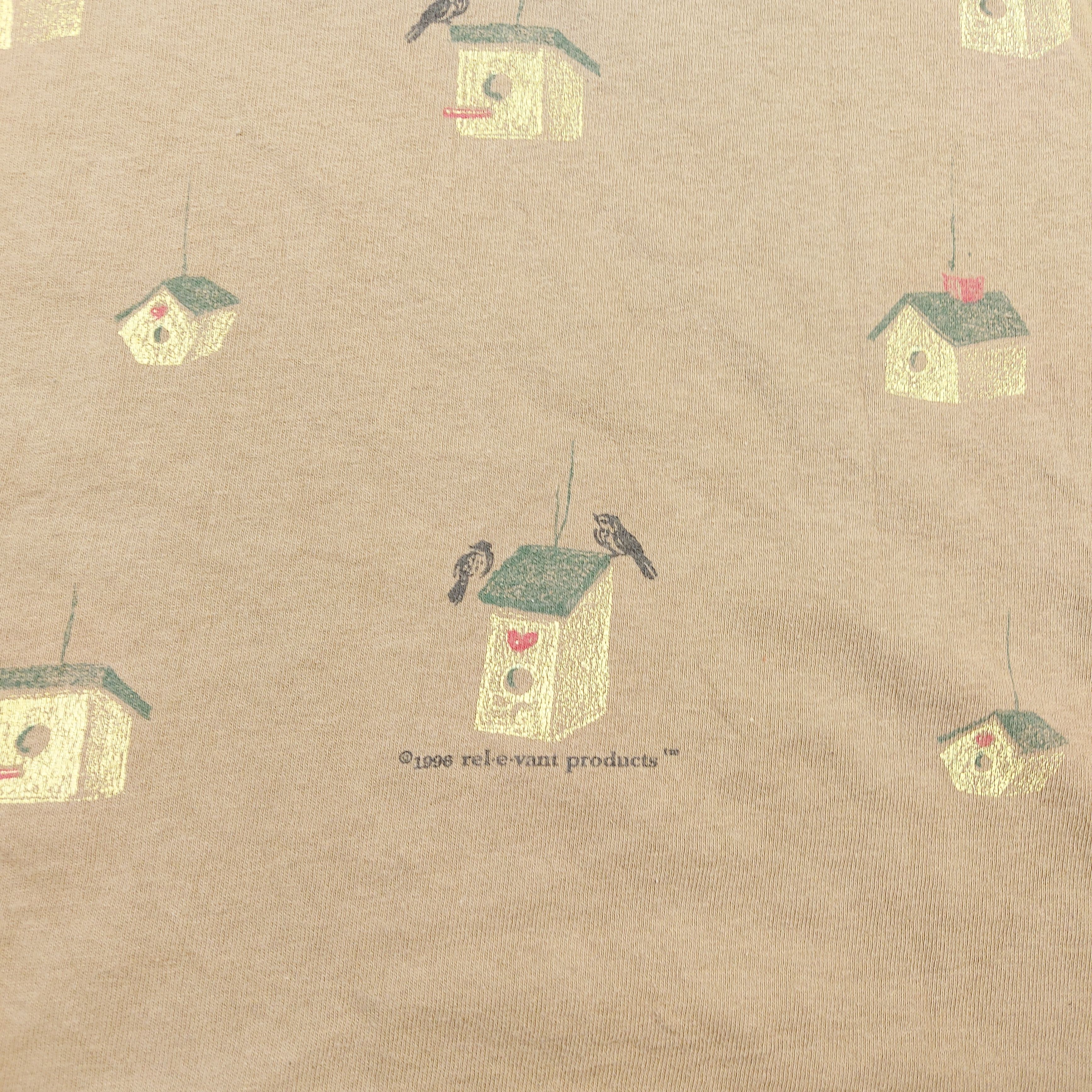 Other Vintage 90s Bird Houses 1996 AOP Rel E Vant Products USA TEE Size US XL / EU 56 / 4 - 10 Thumbnail