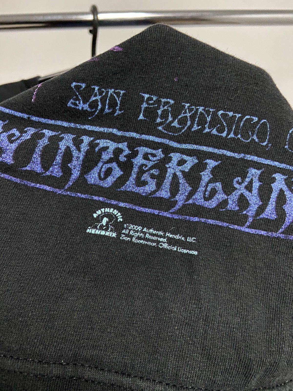 Band Tees × Jimi Hendrix × Vintage Jimi Hendrix 2009 winterland t shirt big print vintage band Size US L / EU 52-54 / 3 - 3 Thumbnail