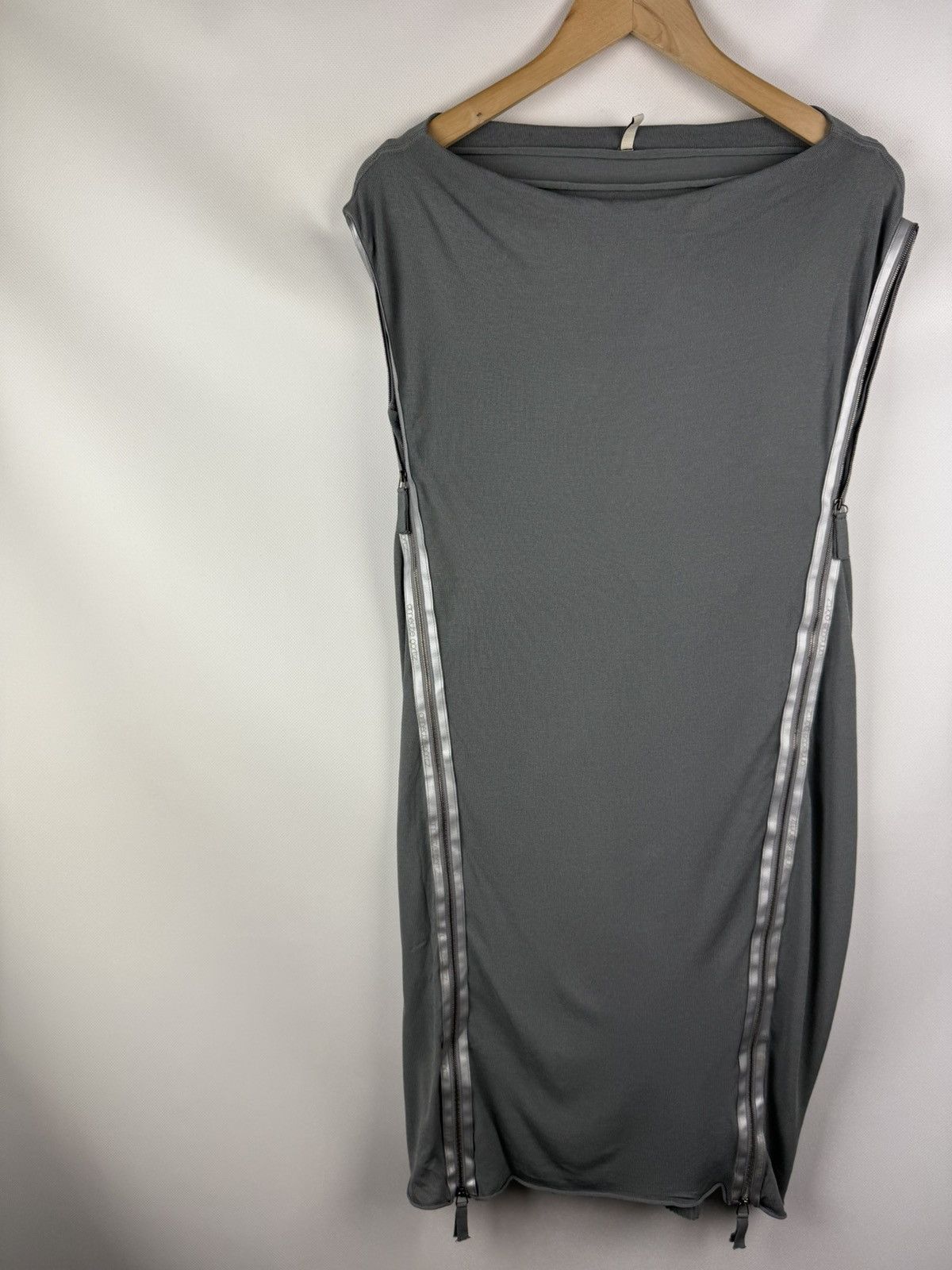 Annette Gortz Annette Gortz Avant-Garde Sleeveless Viscose Full Zip Dress Size S / US 4 / IT 40 - 2 Thumbnail