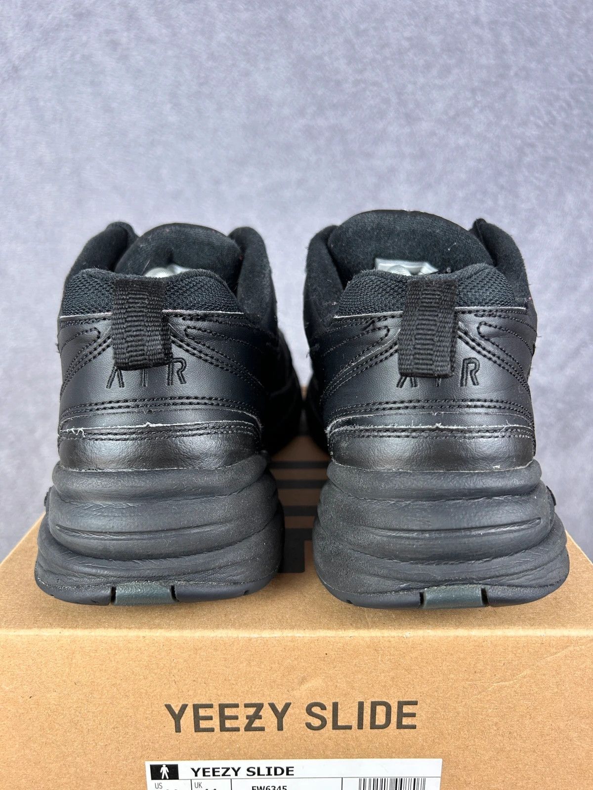 Nike Nike Air Monarch czarne tripple black Y2K sneakers Size US 11 / EU 44 - 4 Thumbnail