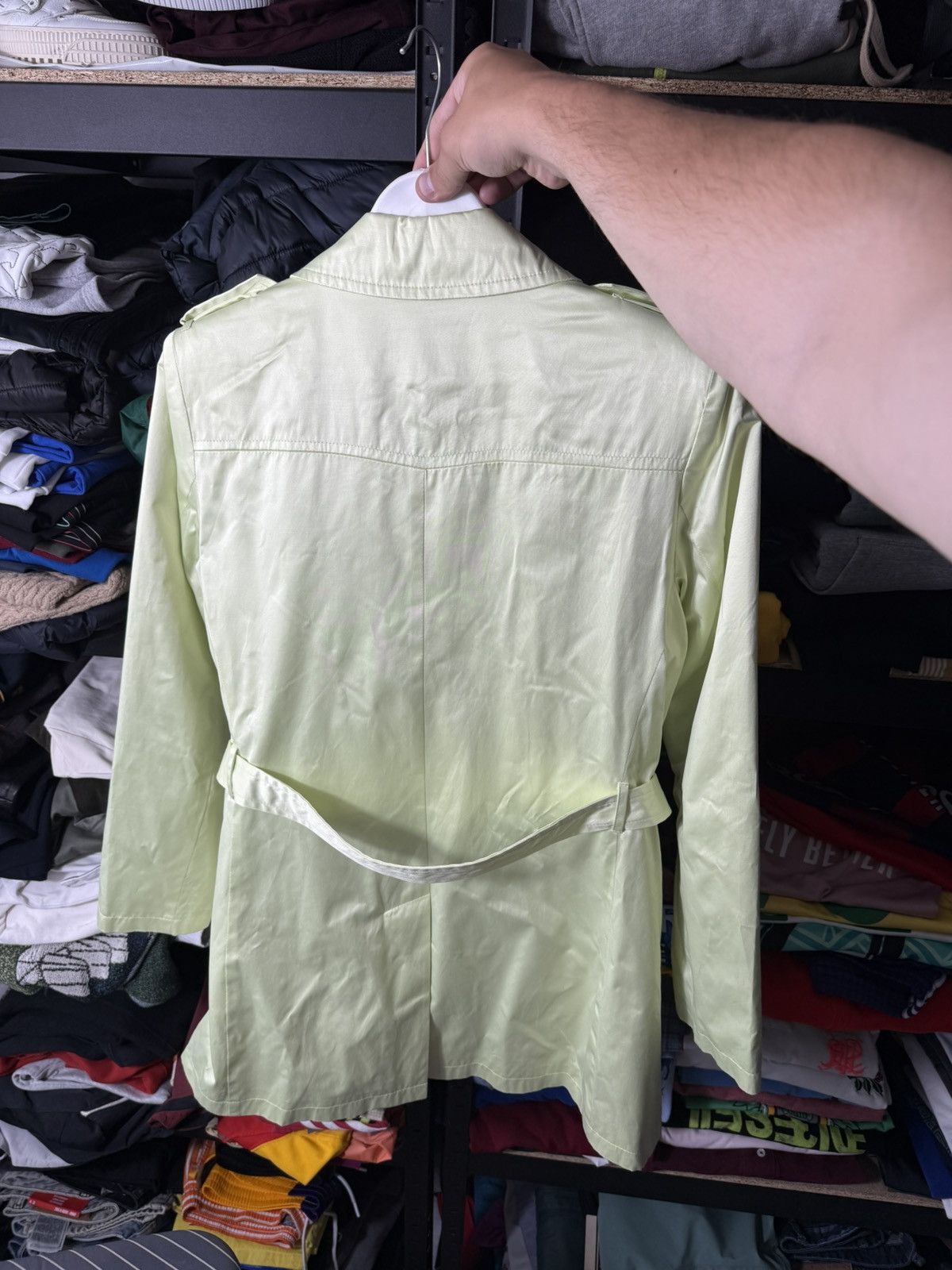 Casablanca Casablanca Women’s Trench Coat Light Green Size 40 Size S / US 4 / IT 40 - 15 Thumbnail