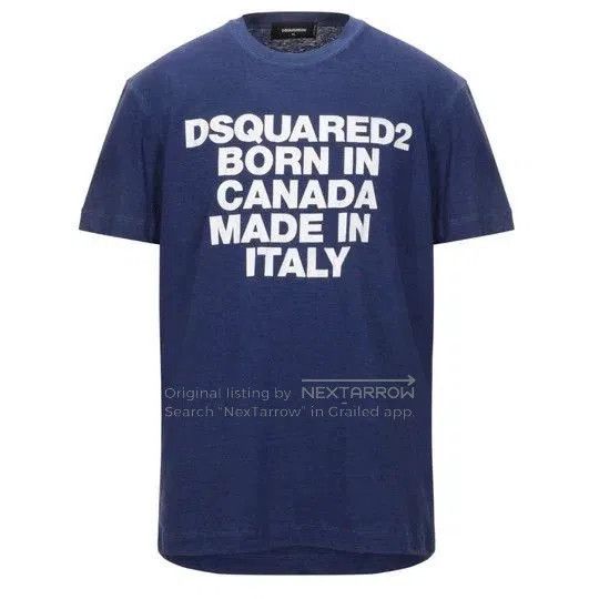 Dsquared2 DSQUARED2 Blue Short Sleeve Graphic T. Size US M / EU 48-50 / 2 - 1 Thumbnail