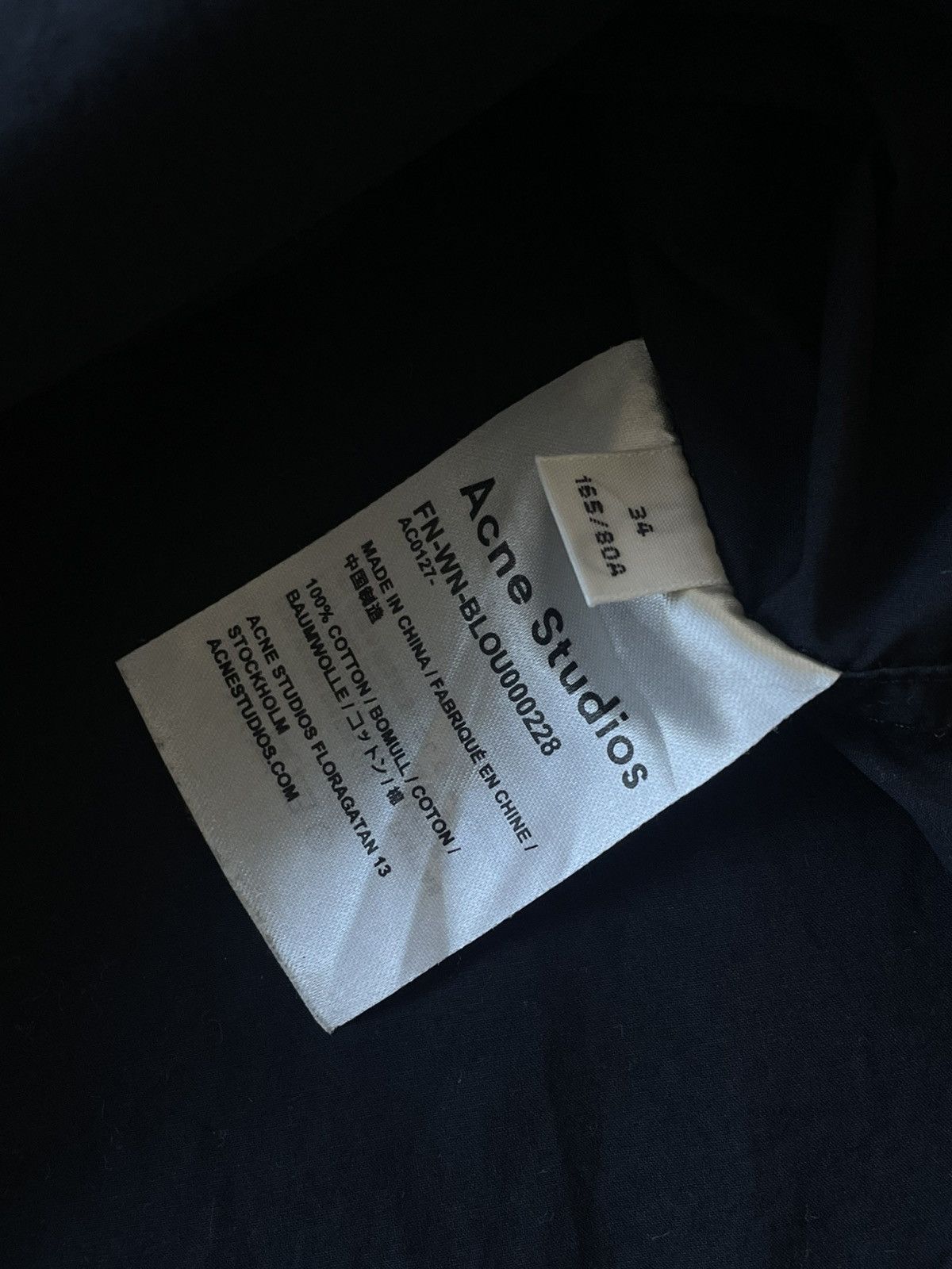 Acne Studios Vintage acne studios Shirt with embroidered logo women small Size S / US 4 / IT 40 - 13 Thumbnail