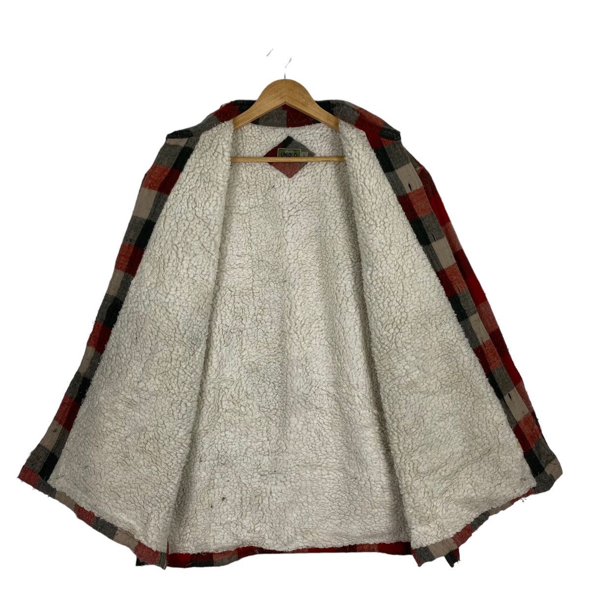 Japanese Brand Vintage Uniqlo Nova Check Sherpa Lining Jacket Size US L / EU 52-54 / 3 - 10 Thumbnail