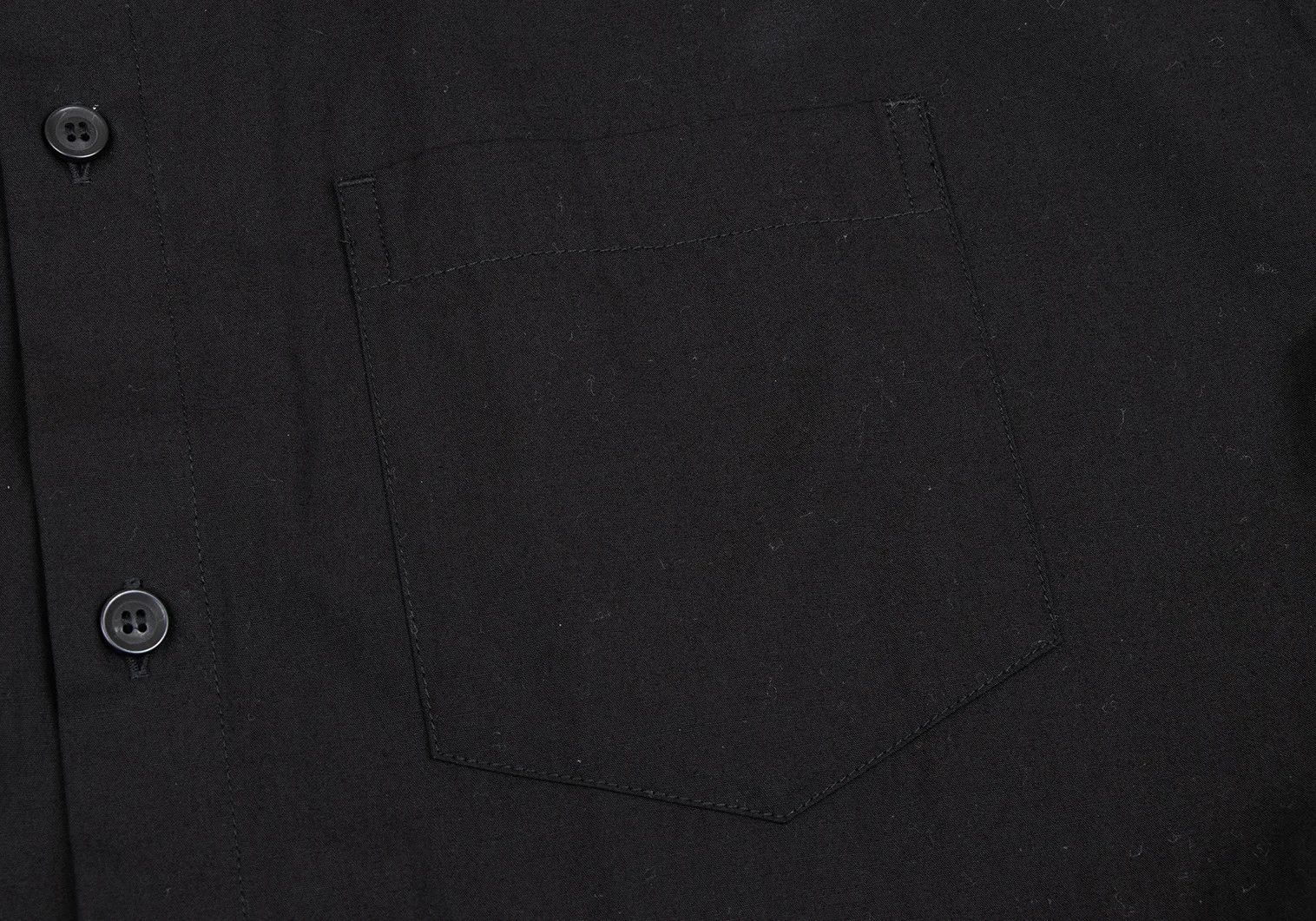Yohji Yamamoto Double Color Cotton Long Shirt Black 3 Size US L / EU 52-54 / 3 - 6 Thumbnail