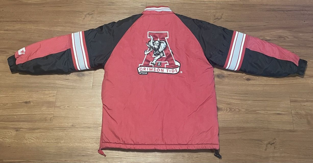 Alabama Crimson Tide Starter Jacket Size Small 90's Logo