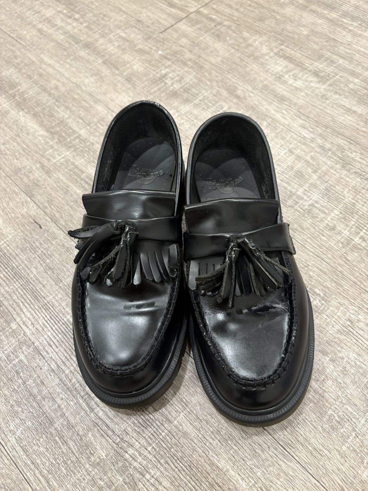 Dr. Martens Dr Marten Adrian Loafers Black Leather Size US 7.5 / IT 37.5 - 2 Thumbnail
