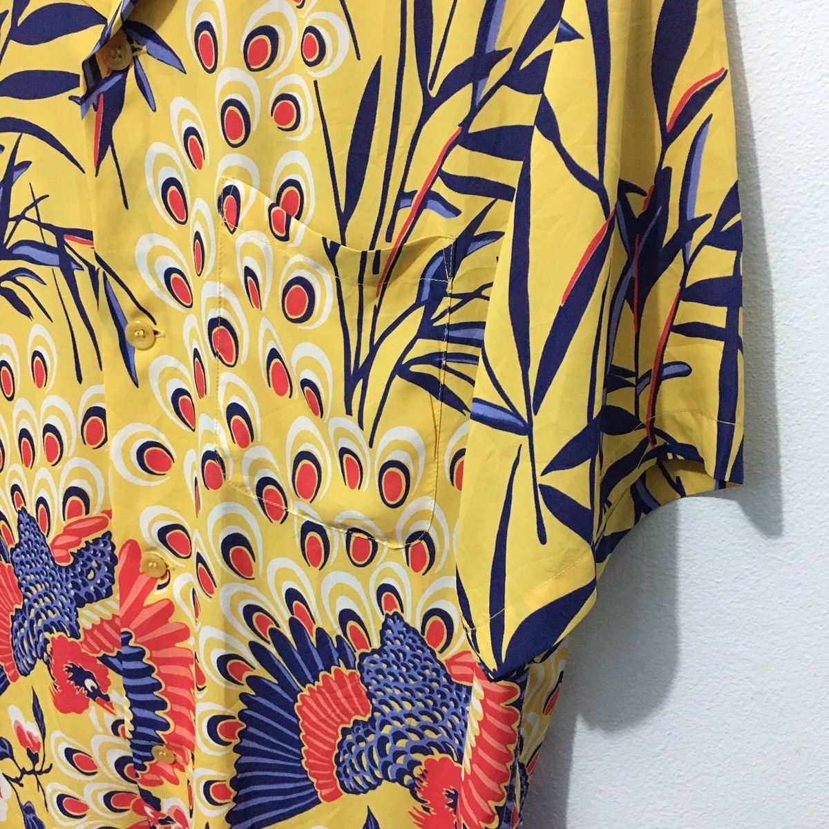 Japanese Brand 💥SOLD💥 Vintage Sun Surf Hawaiian Shirt Peacock Size US M / EU 48-50 / 2 - 7 Thumbnail