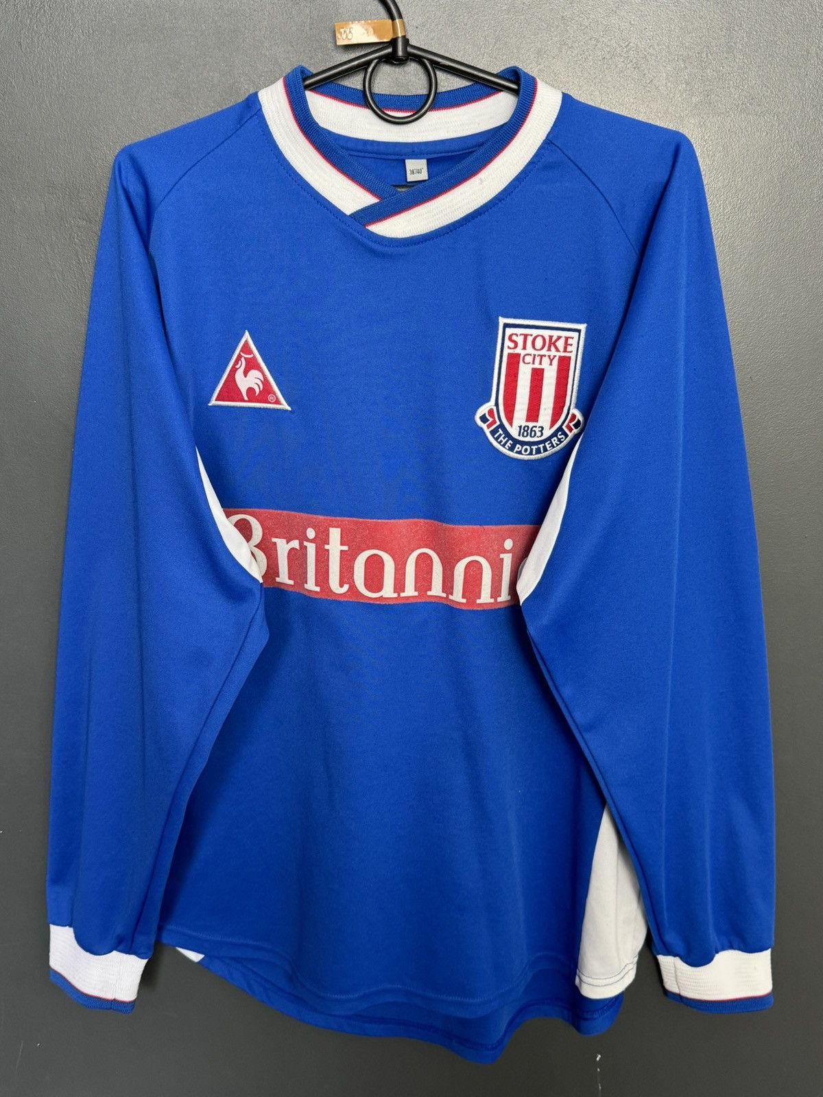 Le Coq Sportif Stoke City 01/03 Away Football Long Sleeve Jersey Size US XL / EU 56 / 4 - 1 Thumbnail