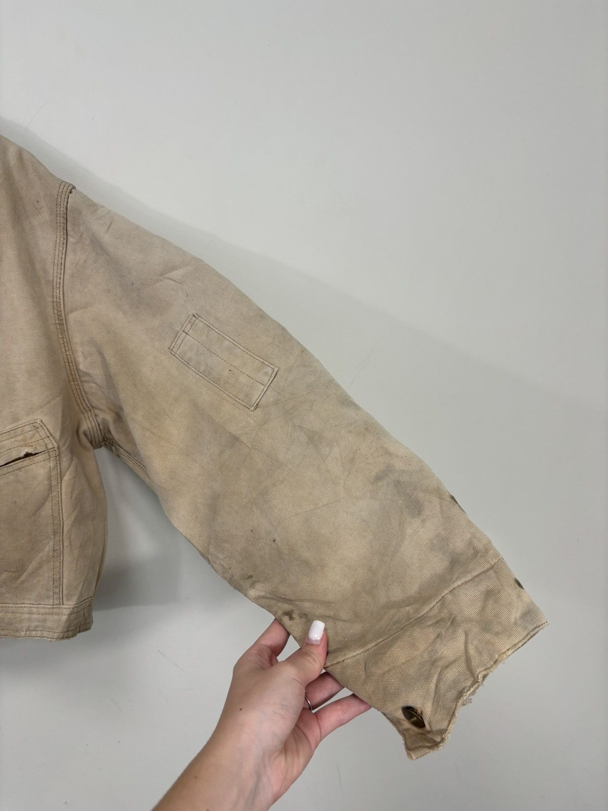 Carhartt Vintage Carhartt Y2K Workwear Faded Hype Boxy Cropped Jacket Size US L / EU 52-54 / 3 - 21 Thumbnail