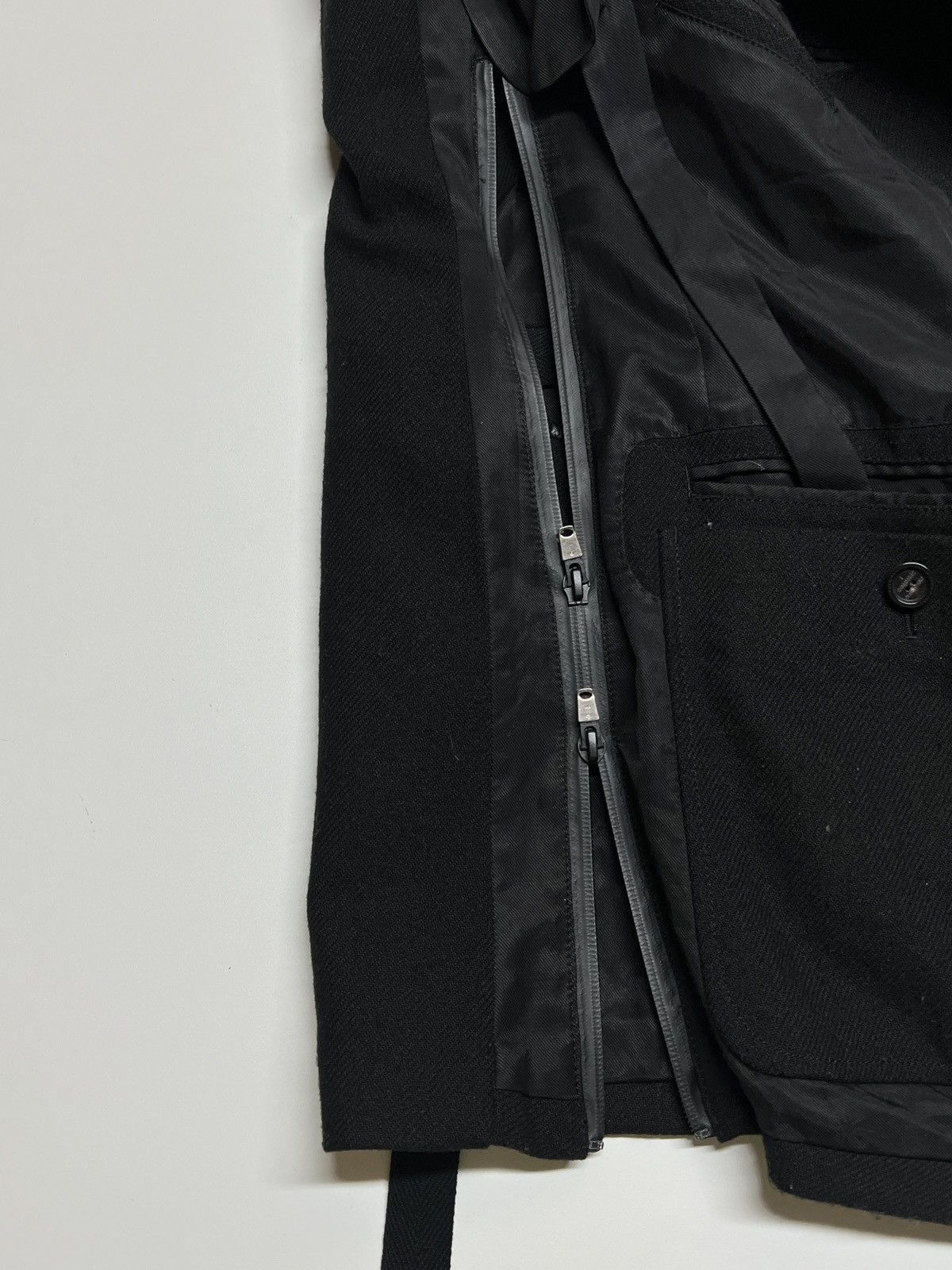 Takahiromiyashita The Soloist. Aw18 harness blazer ‘sleeveless’ Size 50R - 9 Thumbnail