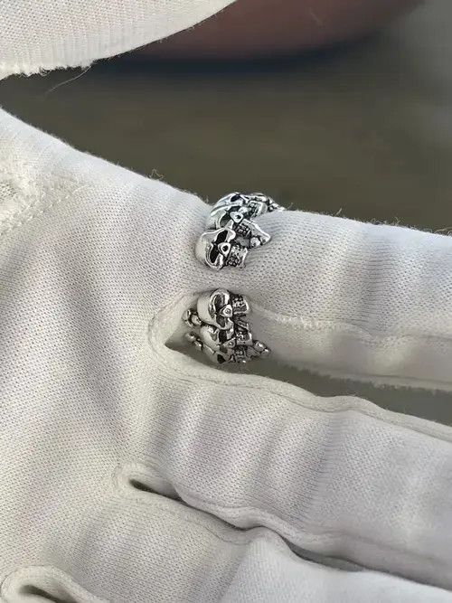 VIBE Punk skull ring Size ONE SIZE - 3 Thumbnail