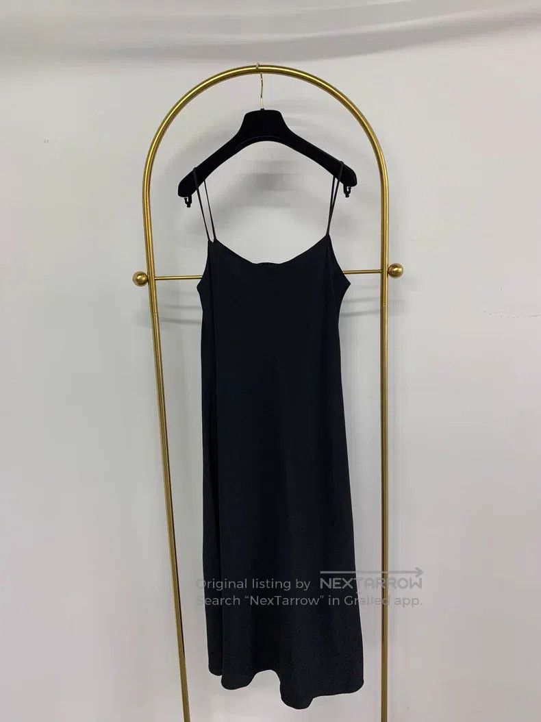 The Row The Row Black silk halter dress Size S / US 4 / IT 40 - 3 Thumbnail