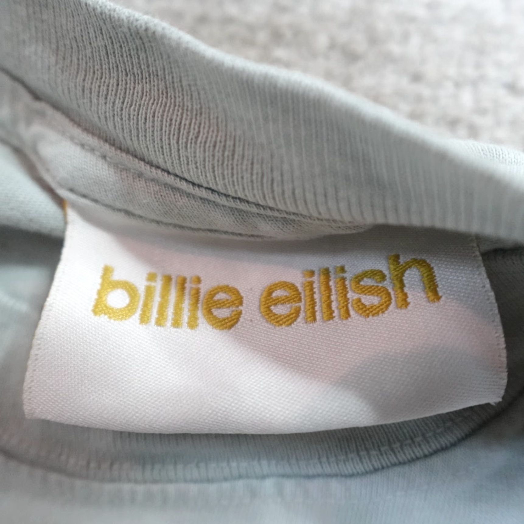 Doublet Billie Eilish Shirt Small Gray Double 2021 Tour Live Official Shirt Men Regular Short Sleeve Crew Neck Cotton Graphic Print T-Shirt Size US S / EU 44-46 / 1 - 7 Thumbnail