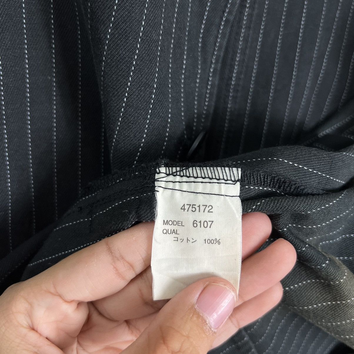 R.Newbold 🔥 R NEWBOLD PIN STRIPE CHORE JACKET Size US L / EU 52-54 / 3 - 14 Thumbnail