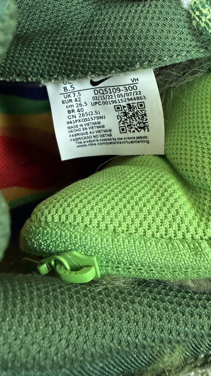 Cactus Plant Flea Market × Nike Nike x Cactus Plant Flea Market CPFM 1 “Overgrown” Green Size US 8.5 / EU 41-42 - 5 Thumbnail
