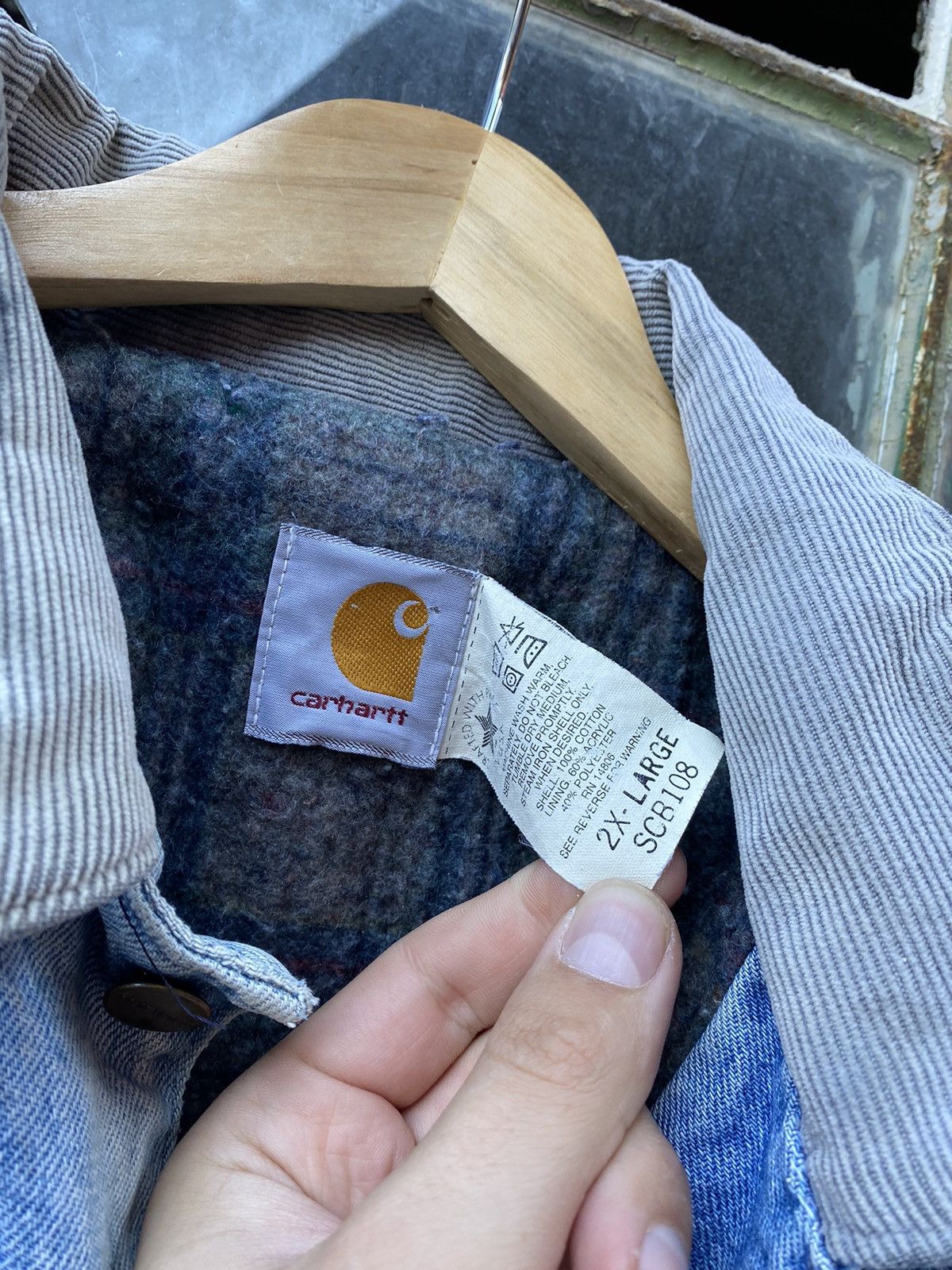 Carhartt × Vintage Carhartt Chore Jacket 90’ Streetwear USA Size US XXL / EU 58 / 5 - 9 Thumbnail