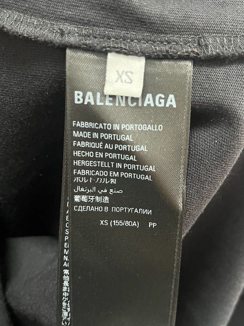 Balenciaga Balenciaga Black CD Short Sleeve Size US XS / EU 42 / 0 - 6 Thumbnail