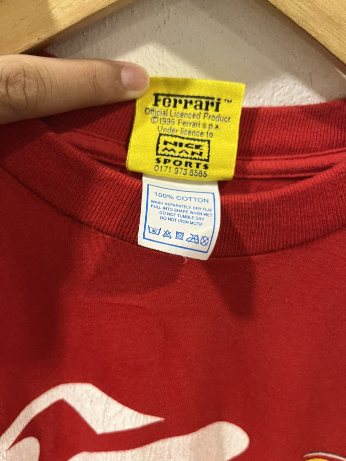 Ferrari Vintage 90s Ferrari 50th Anniversary T-Shirt Size US L / EU 52-54 / 3 - 7 Thumbnail