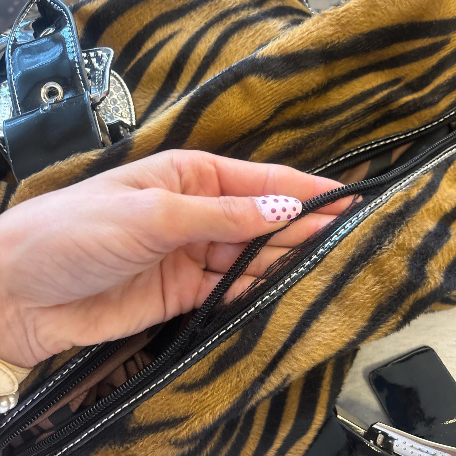 Other y2k cheetah zebra print shoulder bag purse Size ONE SIZE - 5 Thumbnail