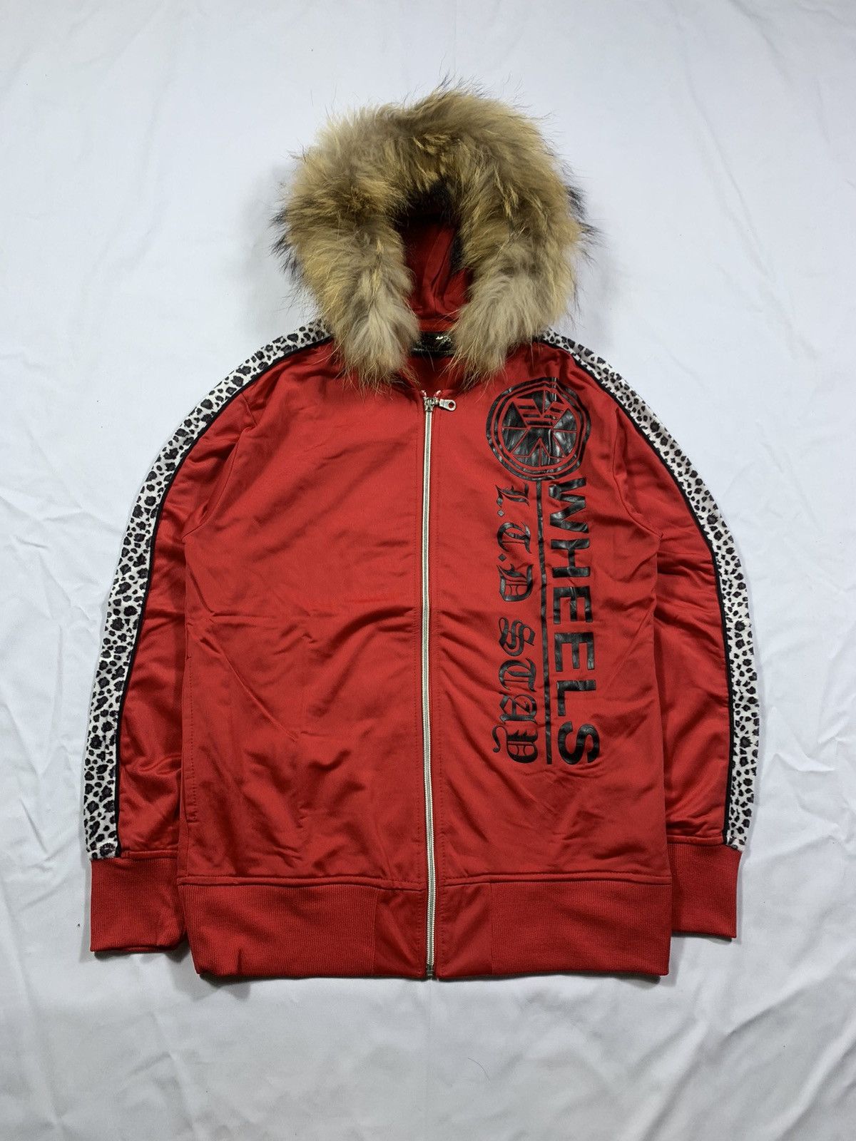 If Six Was Nine × Japanese Brand × Le Grande Bleu (L.G.B.) Japanese Pleggi poem leopard zip up Hoodie Size US M / EU 48-50 / 2 - 1 Thumbnail