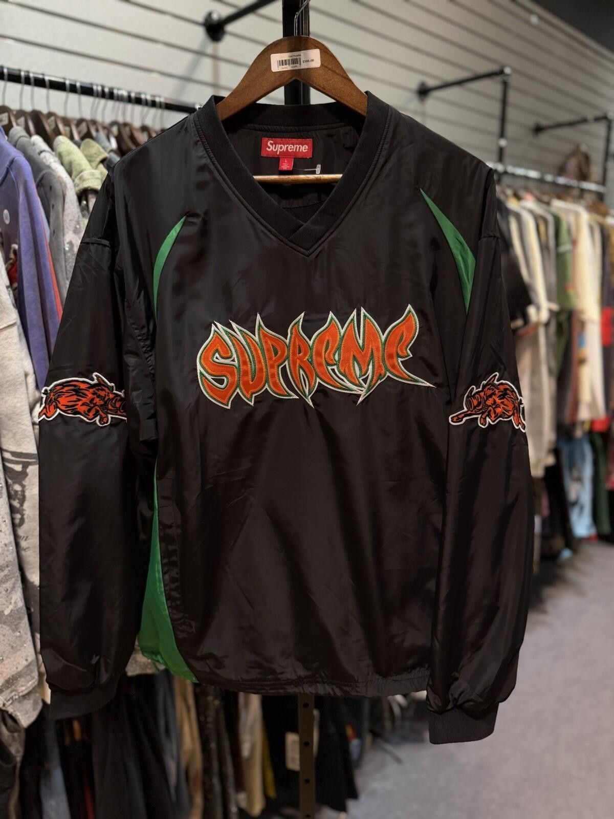 Supreme Supreme Warthog Warm Up (Large) Pullover Black Green New Size US L / EU 52-54 / 3 - 2 Thumbnail
