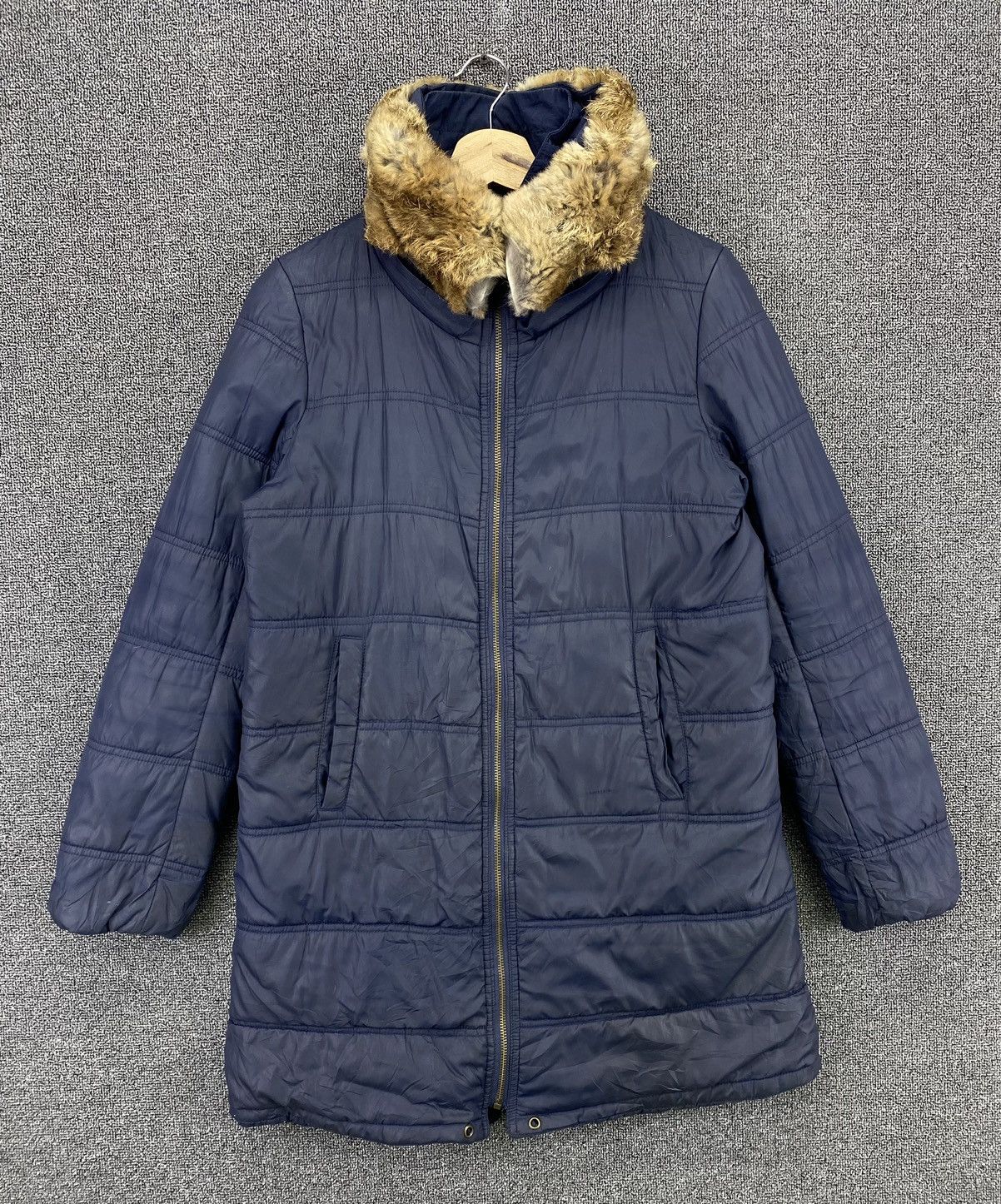 SHIPS Vintage Ships Fur Reversible Puffer Jacket Size S / US 4 / IT 40 - 1 Thumbnail