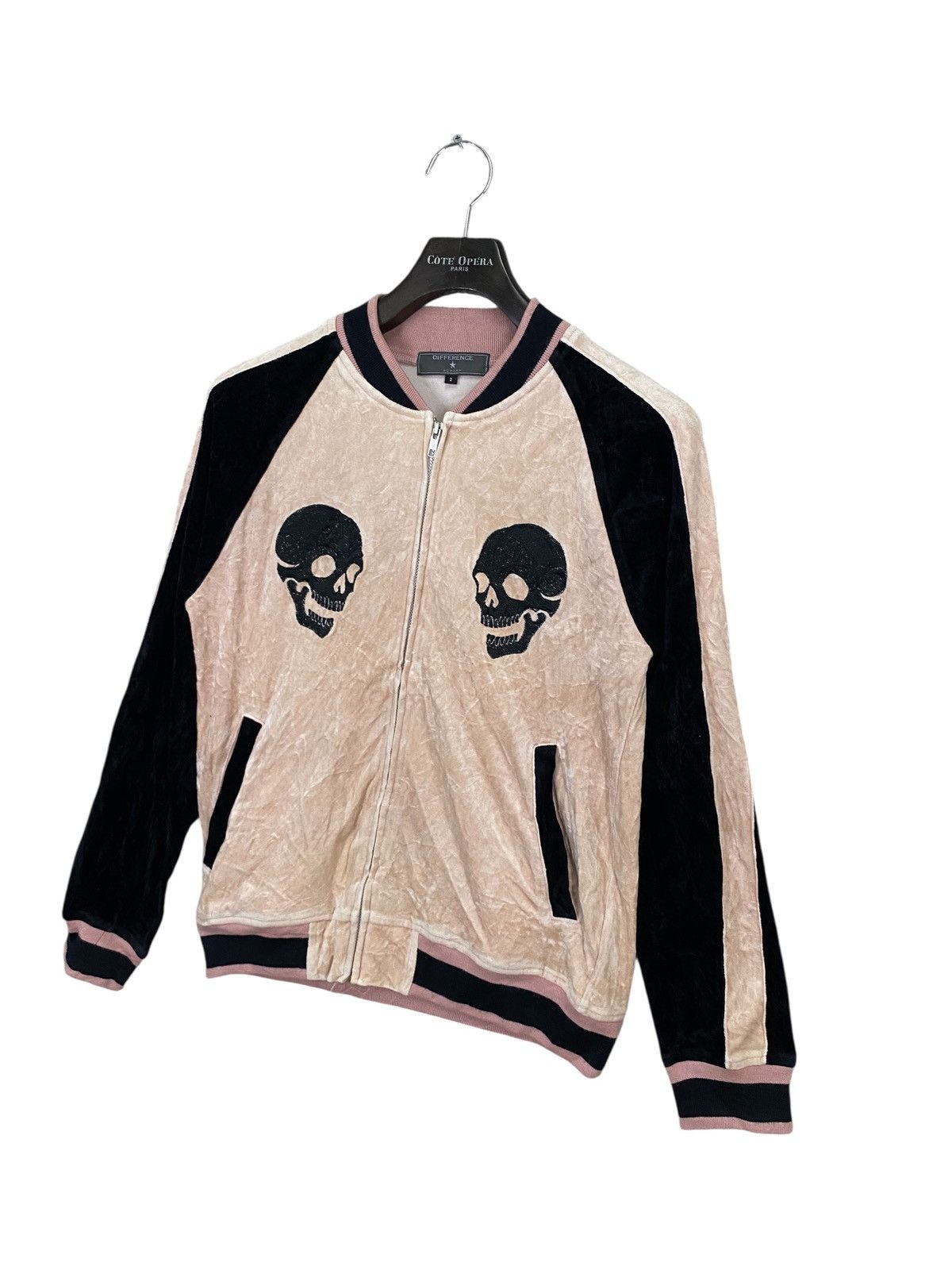 The Difference Vintage difference sukajan jacket skull valvet material Size M / US 6-8 / IT 42-44 - 3 Thumbnail