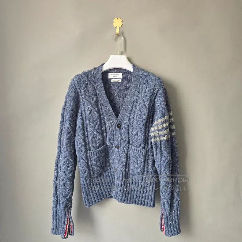 Thom Browne Thom Browne Chunky Knit Cardigan Size US XS / EU 42 / 0 - 1 Thumbnail