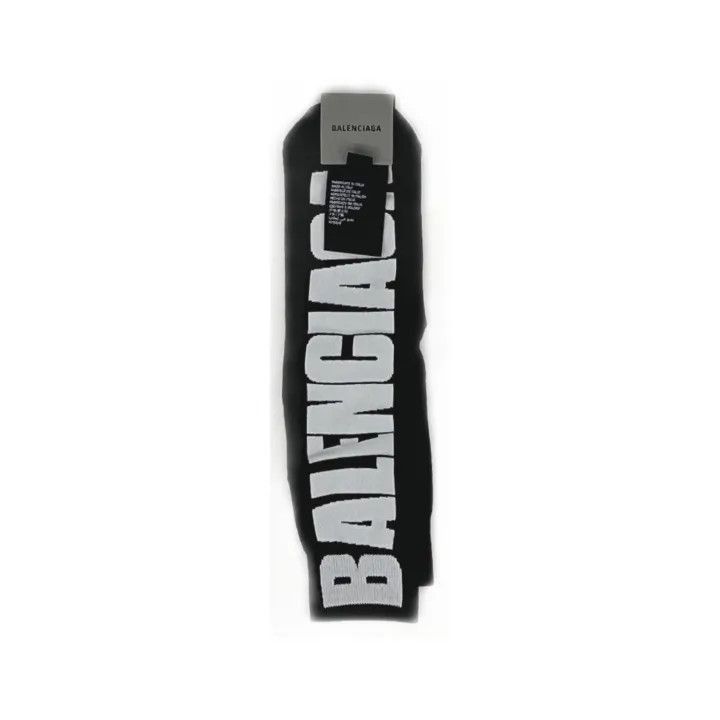 Balenciaga Balenciaga Sports Socks with Logo Print 0079-2507 Size ONE SIZE - 2 Thumbnail