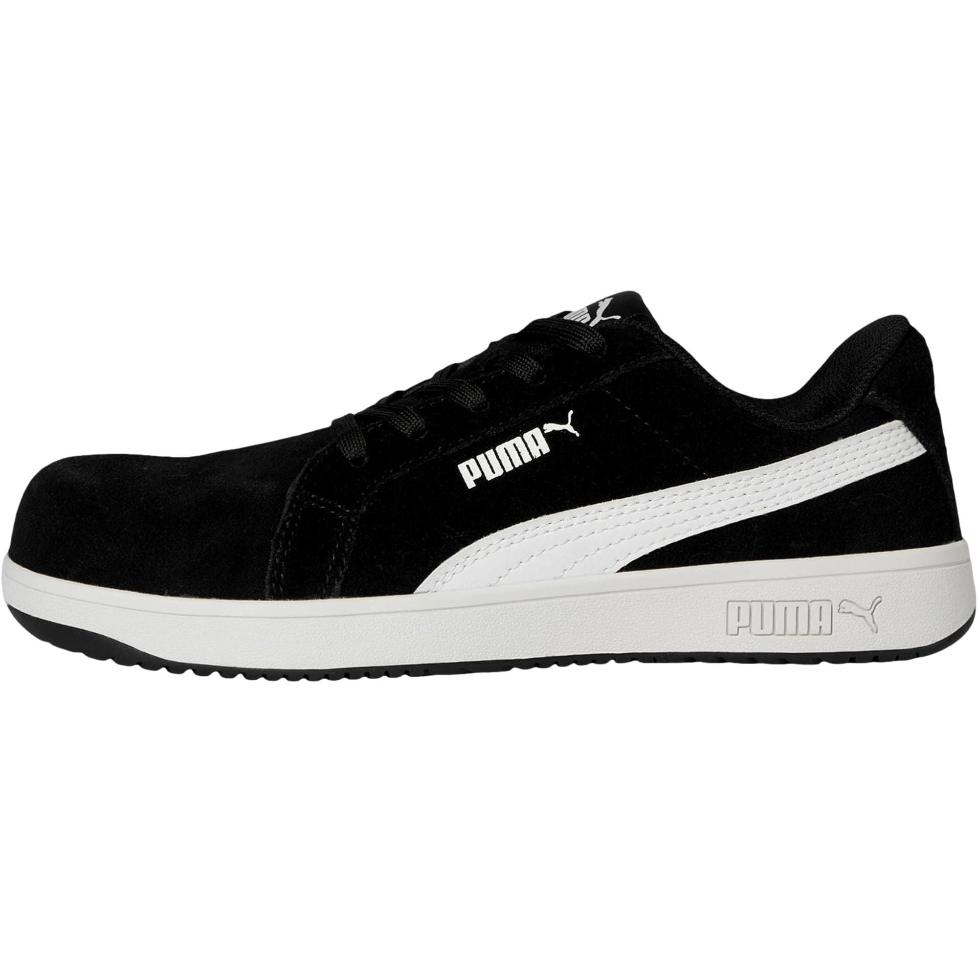 Puma Iconic Suede Low ASTM EH Black / White 64.011.5 Size US 9 / IT 39 - 1 Thumbnail