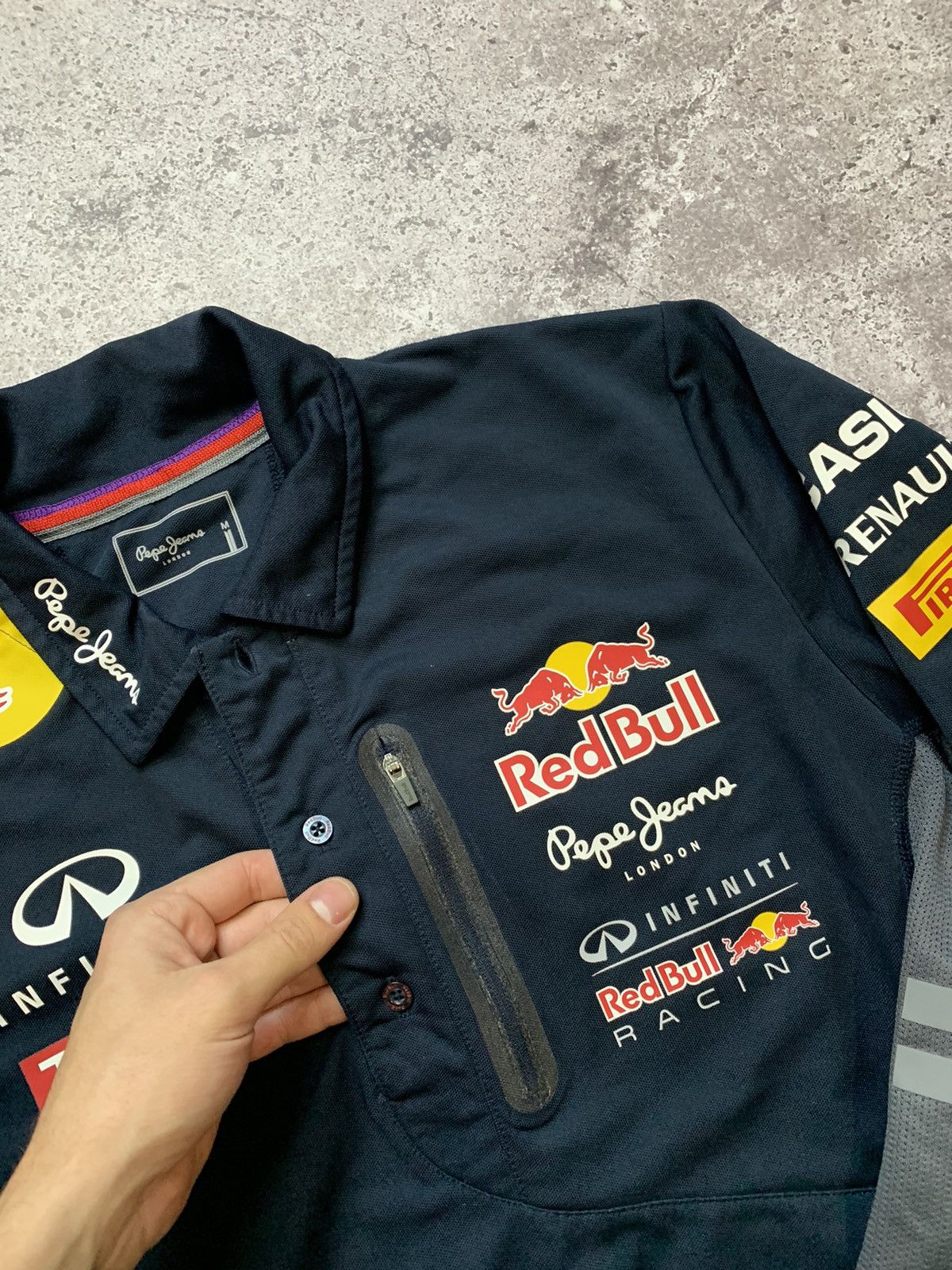 Pepe Jeans × Red Bull Pepe Jeans Infinity Red Bull F1 Racing Team Tee Size US M / EU 48-50 / 2 - 4 Thumbnail
