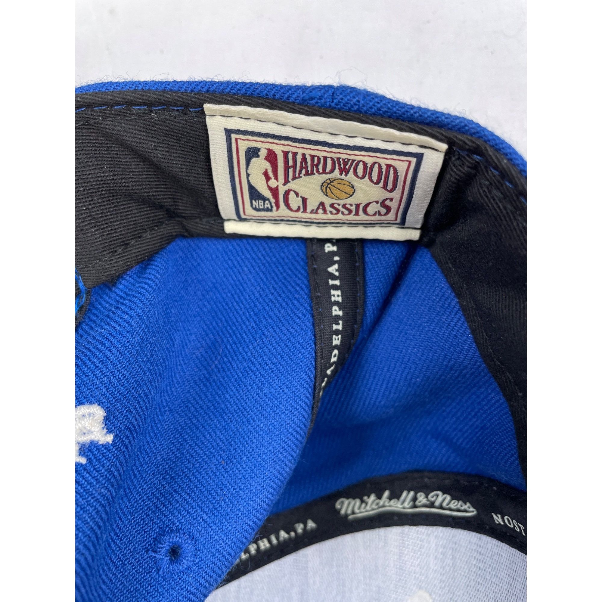 Mitchell & Ness Mitchell & Ness 76ers Blue/Red Unisex Hat / Cap Adjustable f Size ONE SIZE - 6 Thumbnail