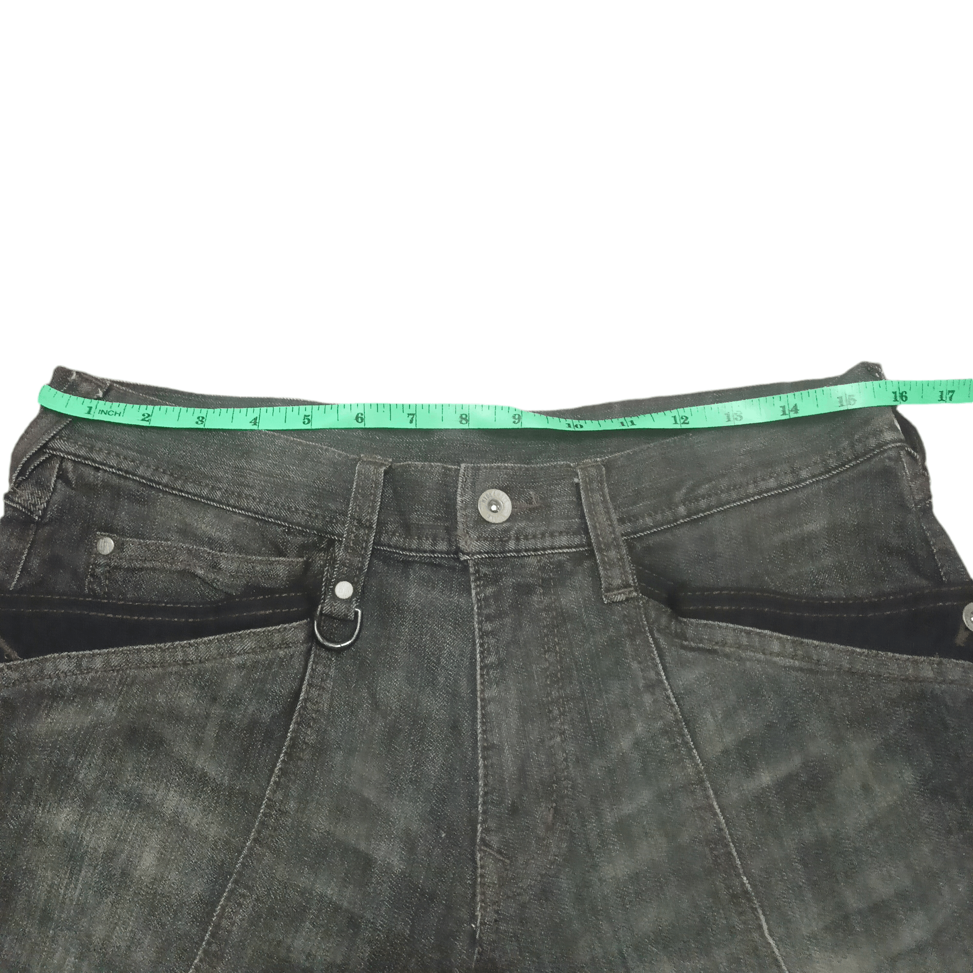 Nicole Club Japanese Hideaways Nicole Stretch Jeans Lining Twist Leg Size US 31 - 15 Thumbnail