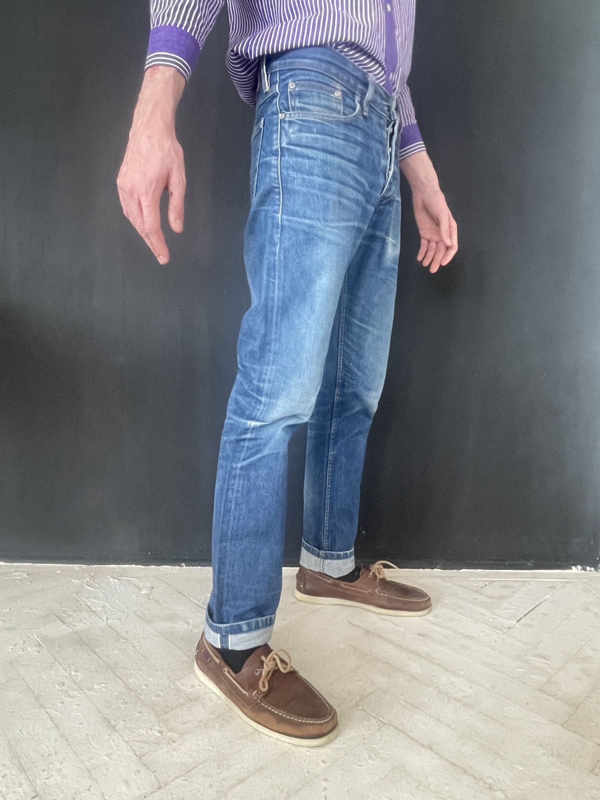 Gustin Gustin Selvedge Denim Jeans Natural Fade USA size 30 Size US 30 / EU 46 - 7 Thumbnail