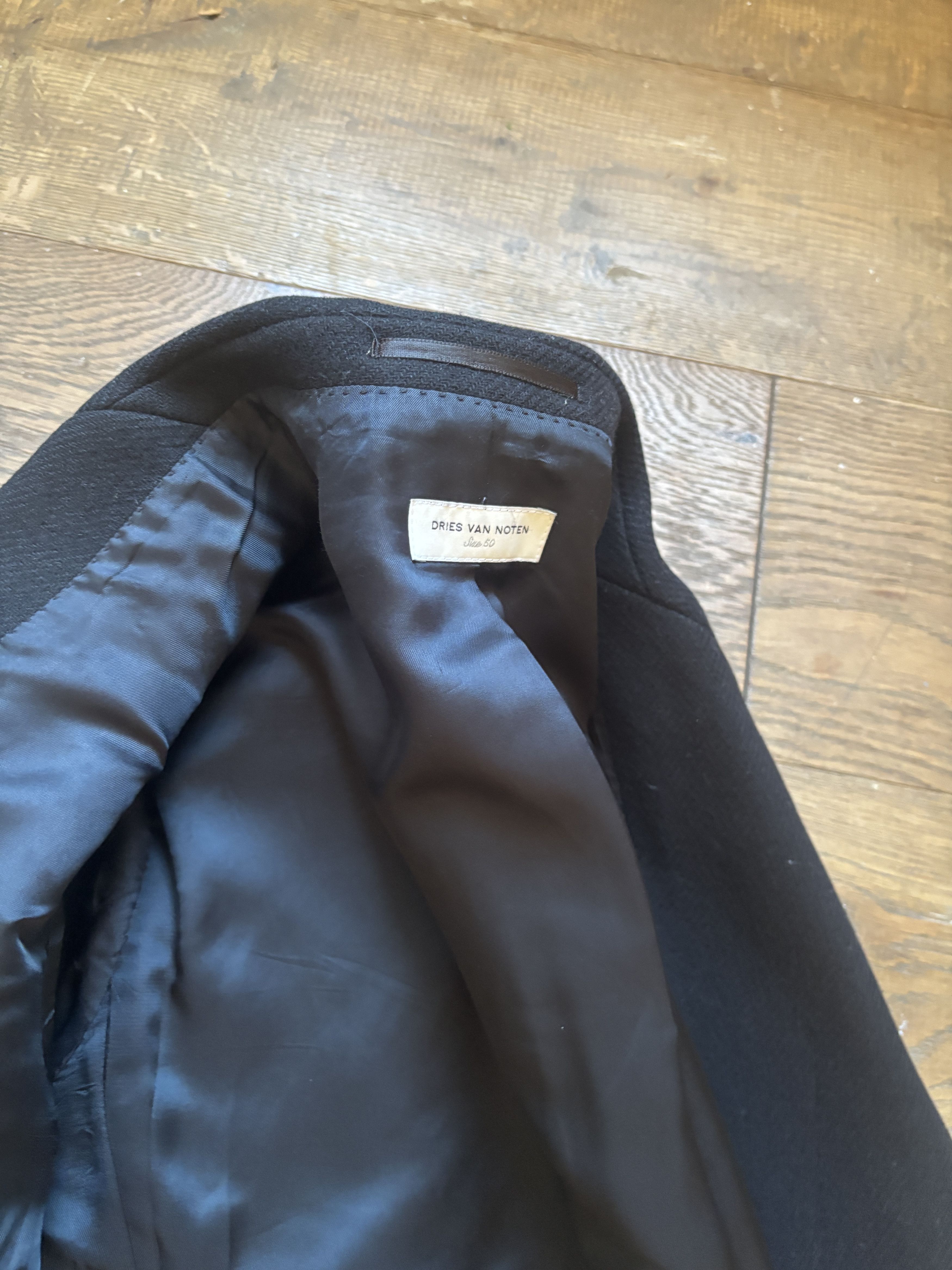 Dries Van Noten Dries Van Noten wool single breasted coat mens, size 50 Size US M / EU 48-50 / 2 - 9 Thumbnail