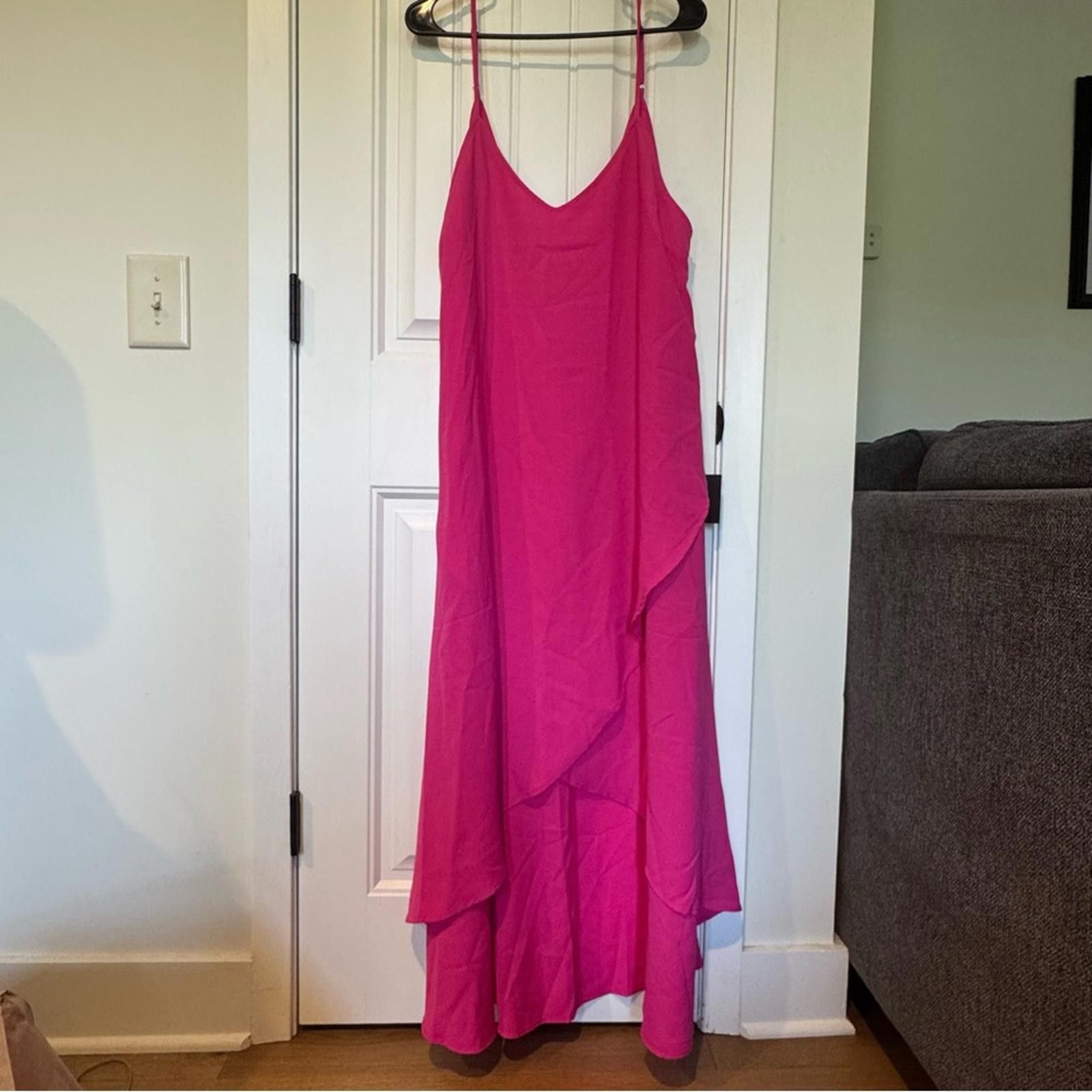 Lulus Lulu's pink High Low Dress-XL Size XL / US 12-14 / IT 48-50 - 2 Thumbnail