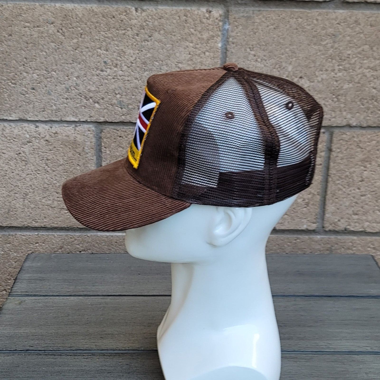 The Unbranded Brand Abstrakt Kingdom Corduroy Trucker Hat Size ONE SIZE - 4 Thumbnail