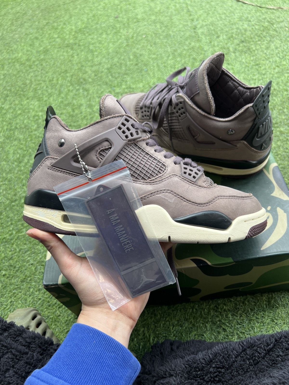 A Ma Maniere × Jordan Brand 💥Jordan 4 Retro SP A Ma Maniére Violet Ore DV6773-220 Size US 9 / EU 42 - 1 Thumbnail