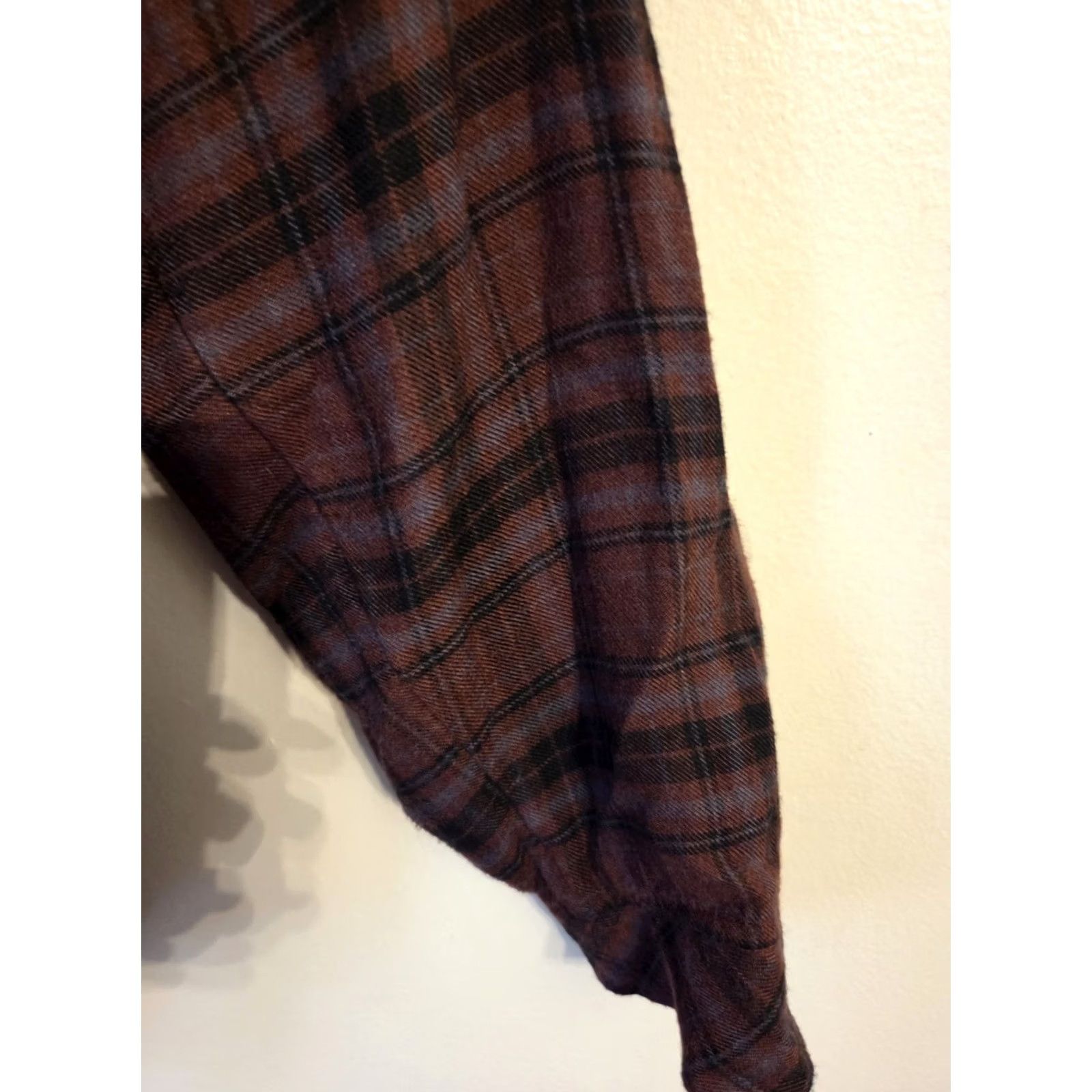 Torrid Torrid Harper Burgundy Plaid Long Sleeve Tunic Shirt 1X Women Size XL / US 12-14 / IT 48-50 - 6 Thumbnail